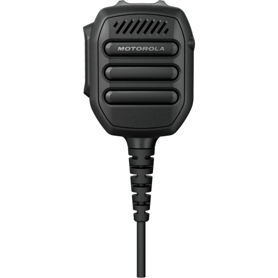 Motorola RM730 Speaker Microphone (PMMN4131) - Two-Way Radio Accessory for Clear Communication | Perfect for Security, Construction & Outdoor Activities
