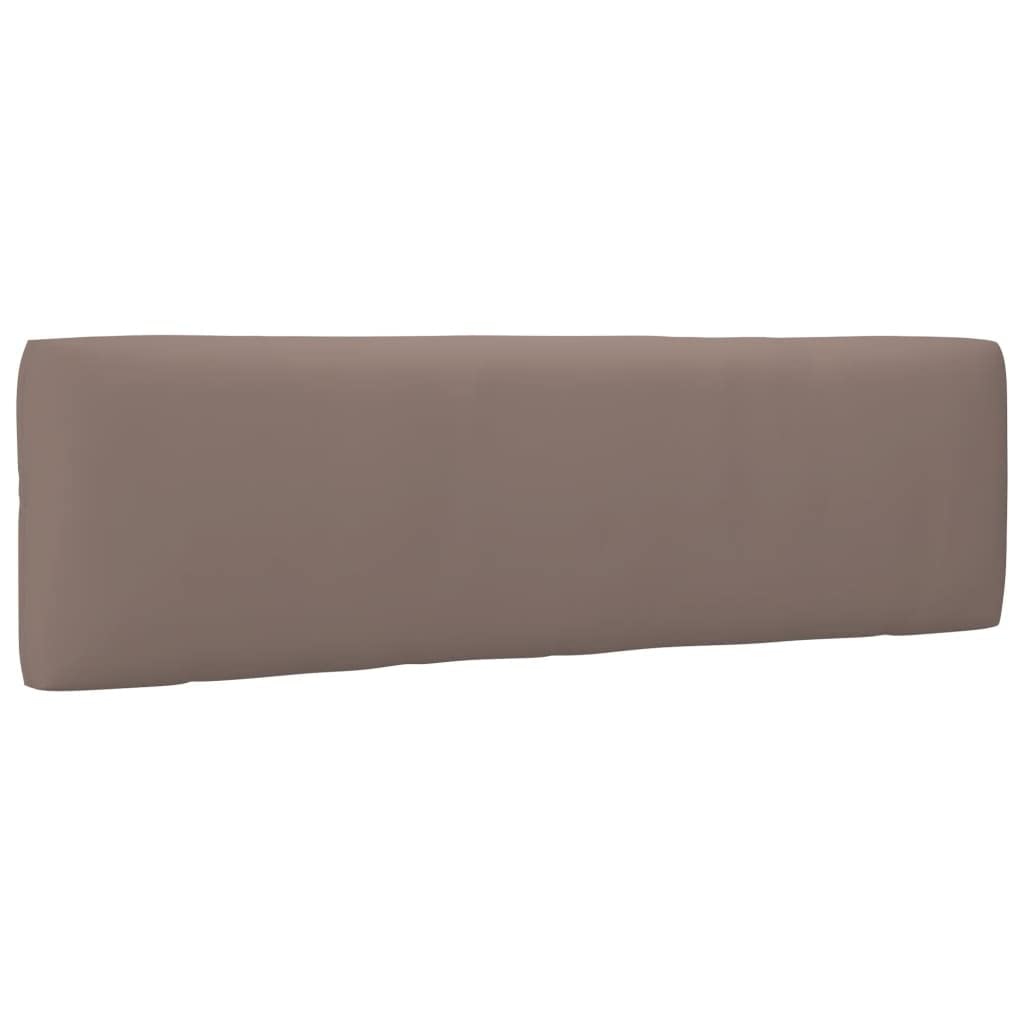 2-Piece Thickly-Padded Pallet Sofa Cushions Set - Comfortable Outdoor Patio Furniture Seat Cushions in Taupe | Perfect for Garden, Deck, and Poolside Lounging