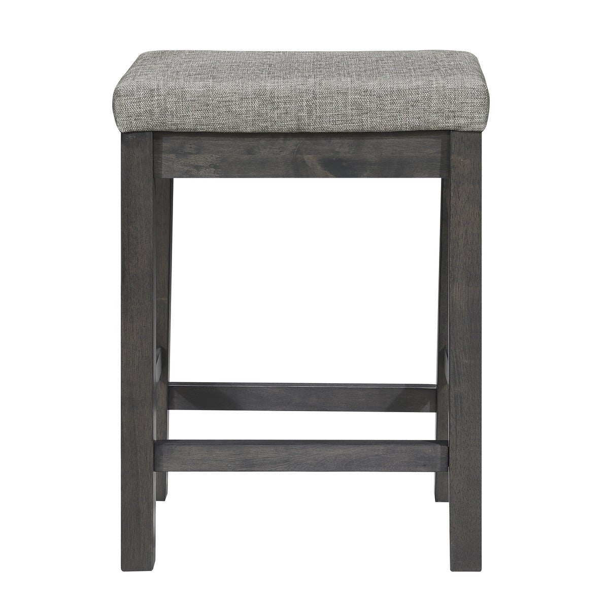Modern Grey Counter Height Dining Table with Built-in USB Charging Ports - Perfect for Small Spaces, Kitchens, and Breakfast Nooks