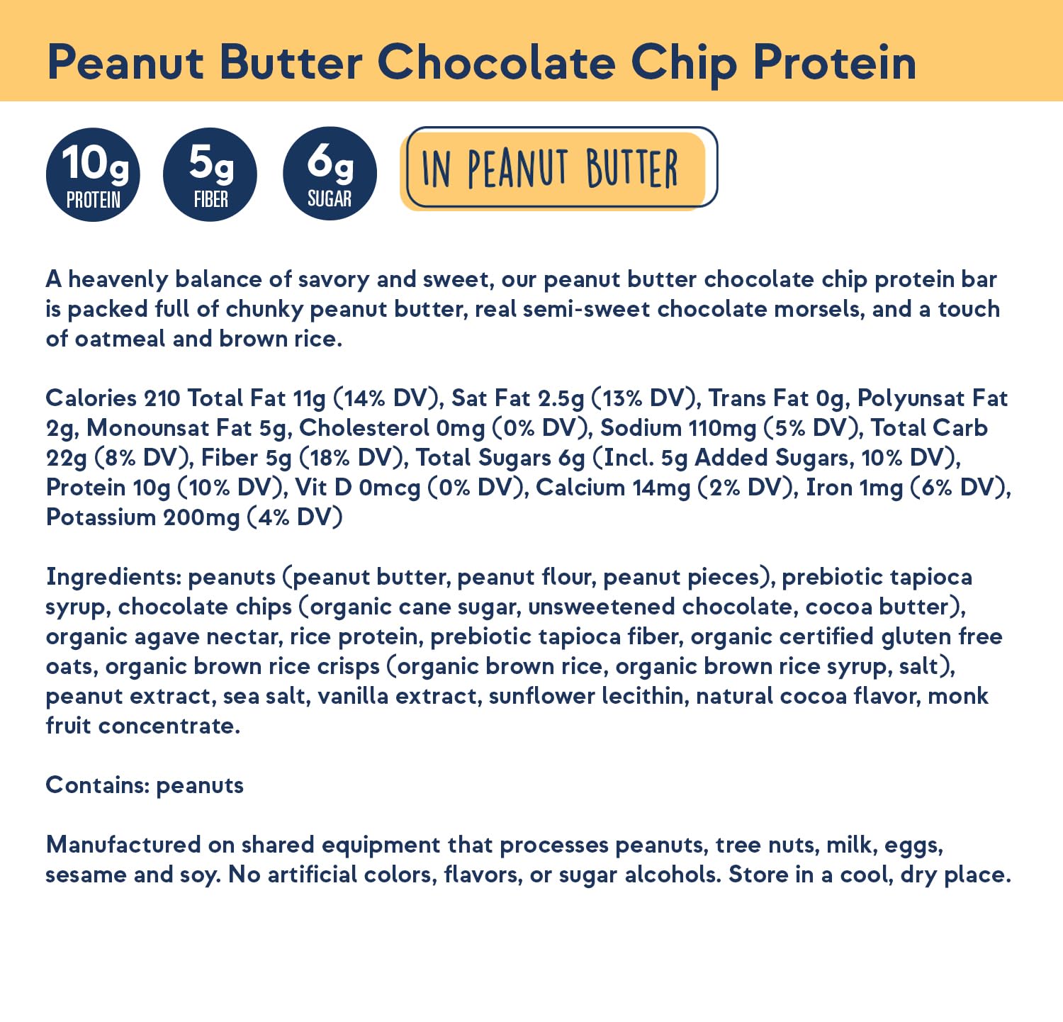 Zing Peanut Butter Chocolate Chip Vegan Protein Bars - Gluten Free, High Protein, High Fiber, Dairy Free, Plant Based, Kosher, Low Sugar, No Sugar Alcohols - 12 Pack | Perfect for Post-Workout Recovery, Healthy Snacking & On-the-Go Nutrition