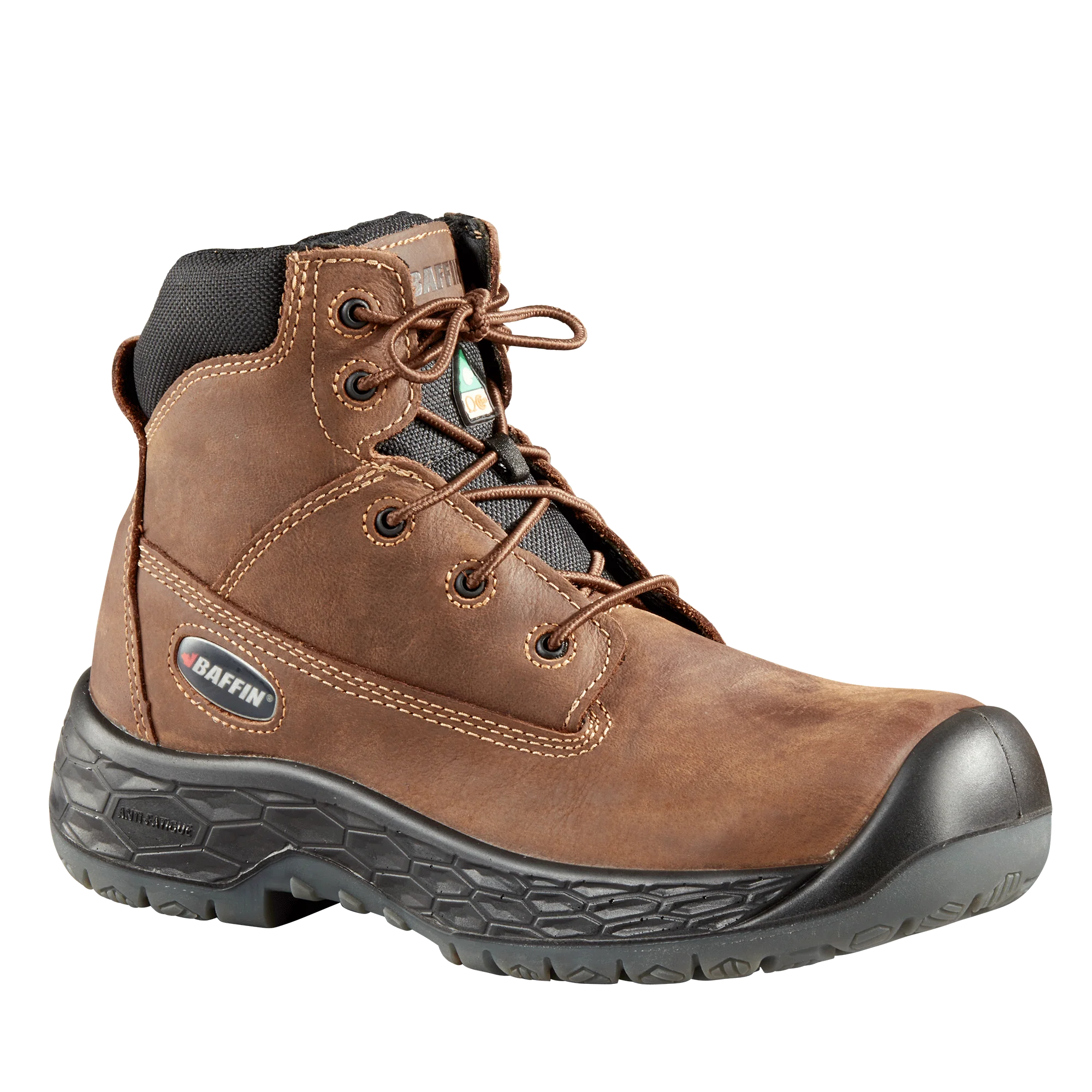 Baffin ARVIN Men's Safety Toe & Plate Work Boots - Steel Toe, Slip Resistant, Waterproof for Construction, Warehouse & Outdoor Work