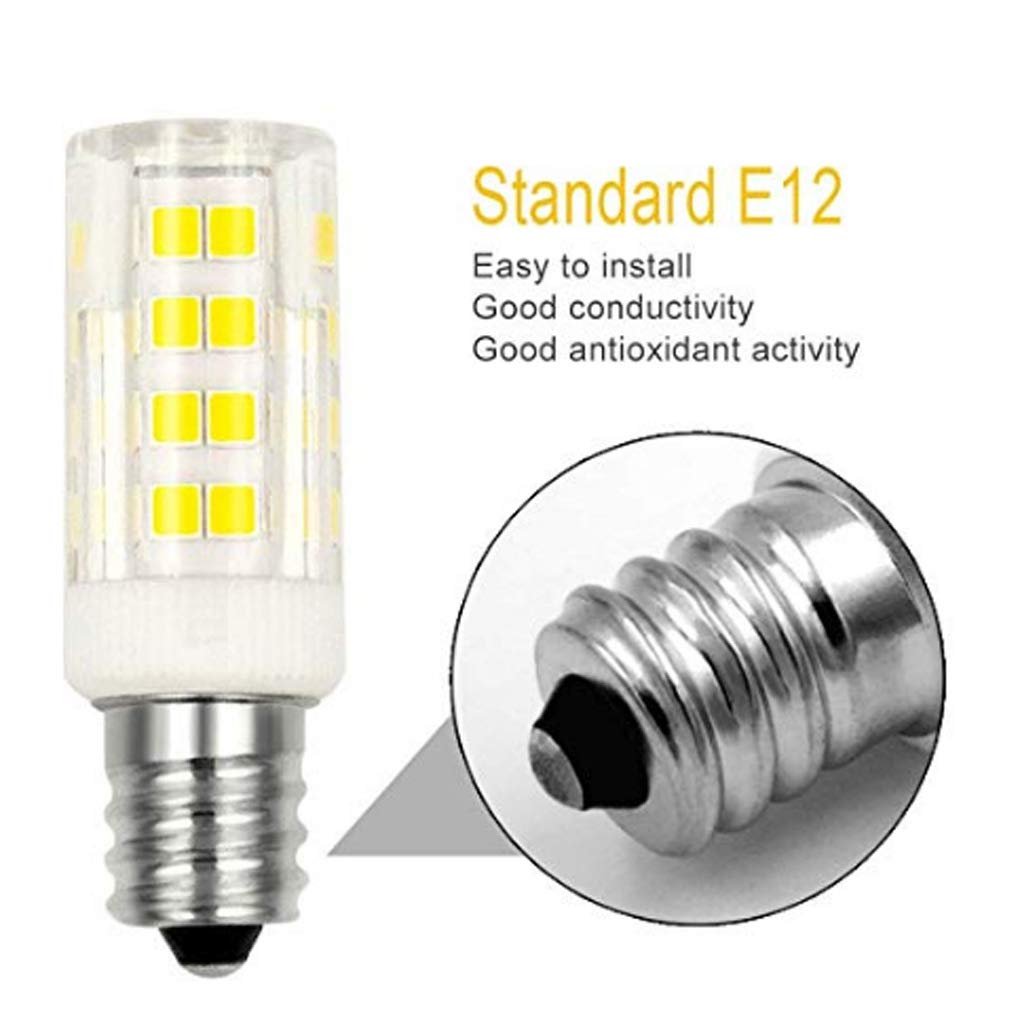SILVERFEVER E12 LED Light Bulb 3W (30W Halogen Equivalent) for Mosaic Turkish Lamps - Warm White Dimmable Bulb for Home Decor, Living Room, Bedroom, Restaurant Ambiance Lighting