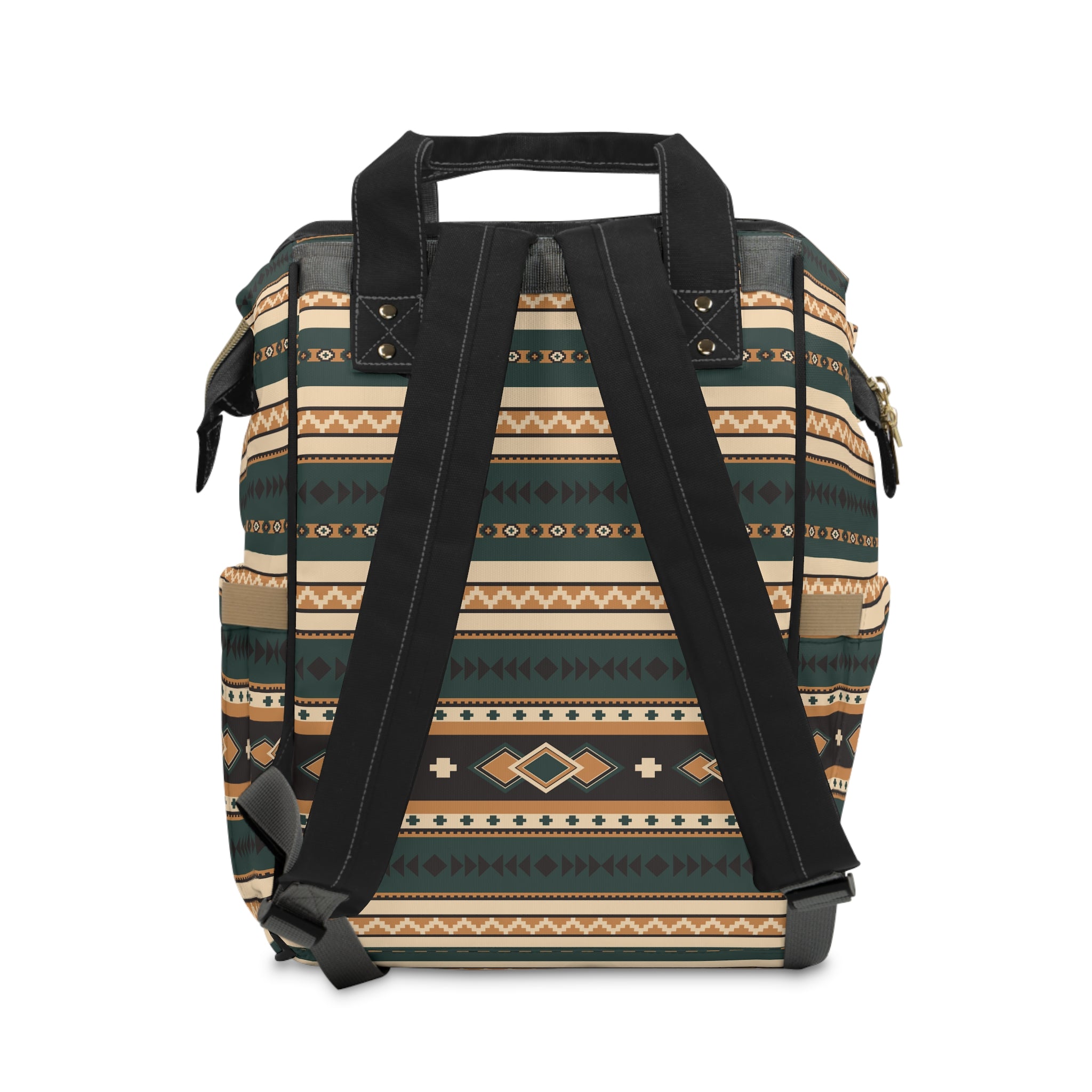 Multifunctional Diaper Backpack for Baby - Southwestern Sands Design, Large Capacity Newborn Travel Bag for Parents | Perfect for Daycare, Travel & Outdoor Adventures
