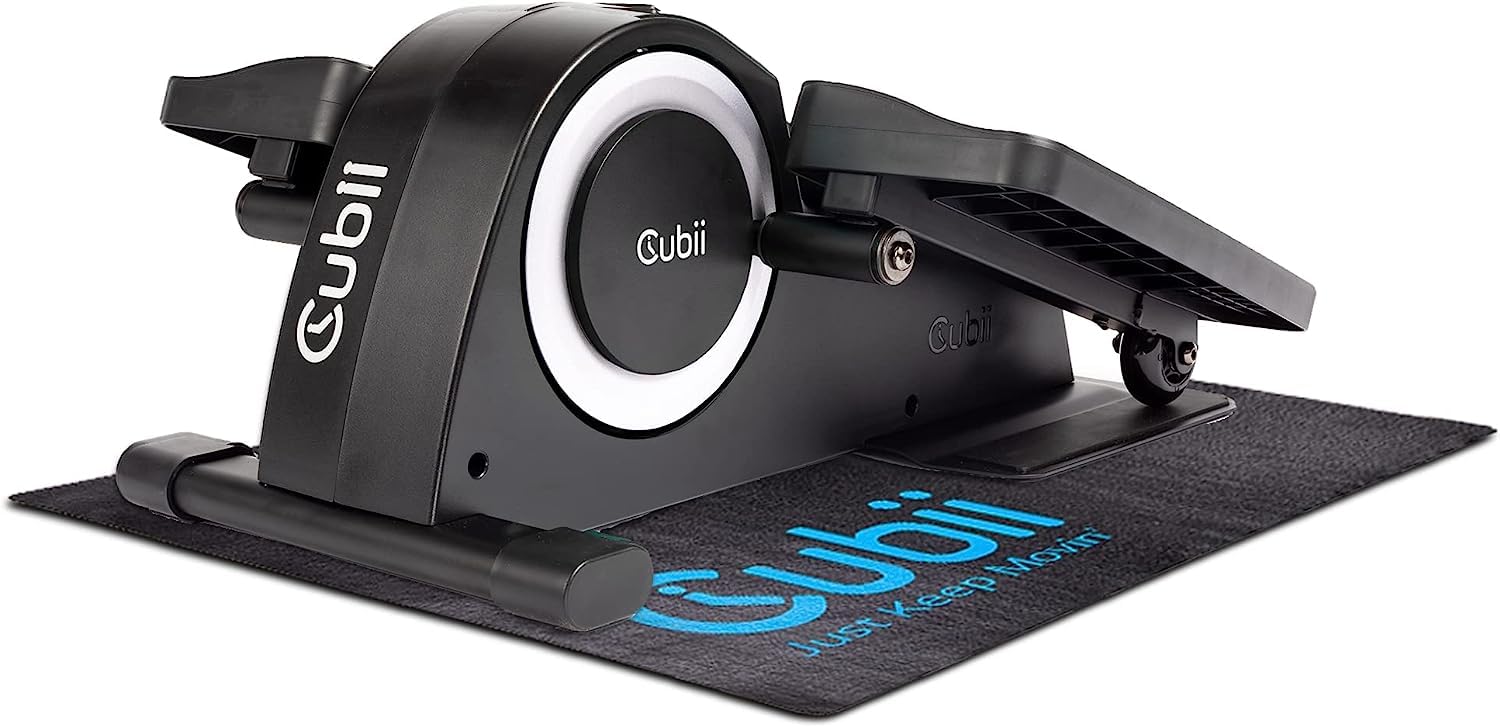 Non-Slip Workout Mat for Under Desk Elliptical Machines - Perfect for Office, Home Gym & Treadmill Use - Cubii Anti-Skid Exercise Mat for Safe Workouts