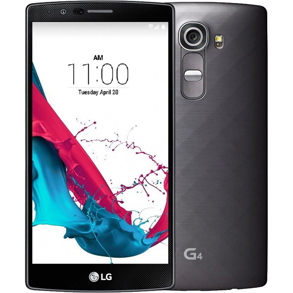 LG G4 32GB Unlocked Smartphone - Metallic Gray GSM Phone for Travel, Business & Everyday Use