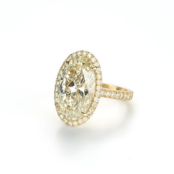 10.01 Carat Diamond Halo Engagement Ring - 14K White Gold Wedding Band for Women - Perfect for Proposals, Anniversaries & Special Occasions