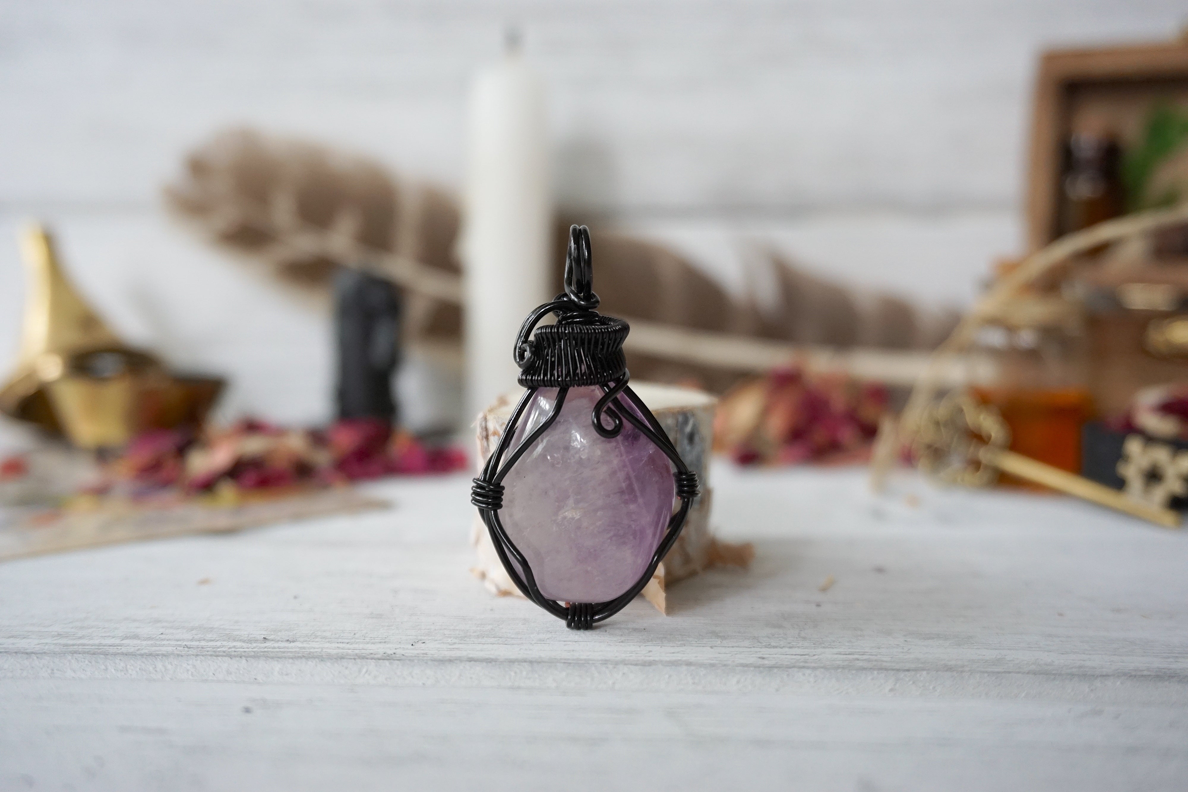 AURA FOUNDATION COLLECTION - Genuine Amethyst Crystal Necklace for Women, Healing Stone Jewelry for Meditation, Yoga & Spiritual Protection | Elegant Purple Gemstone Pendant Gift for Her