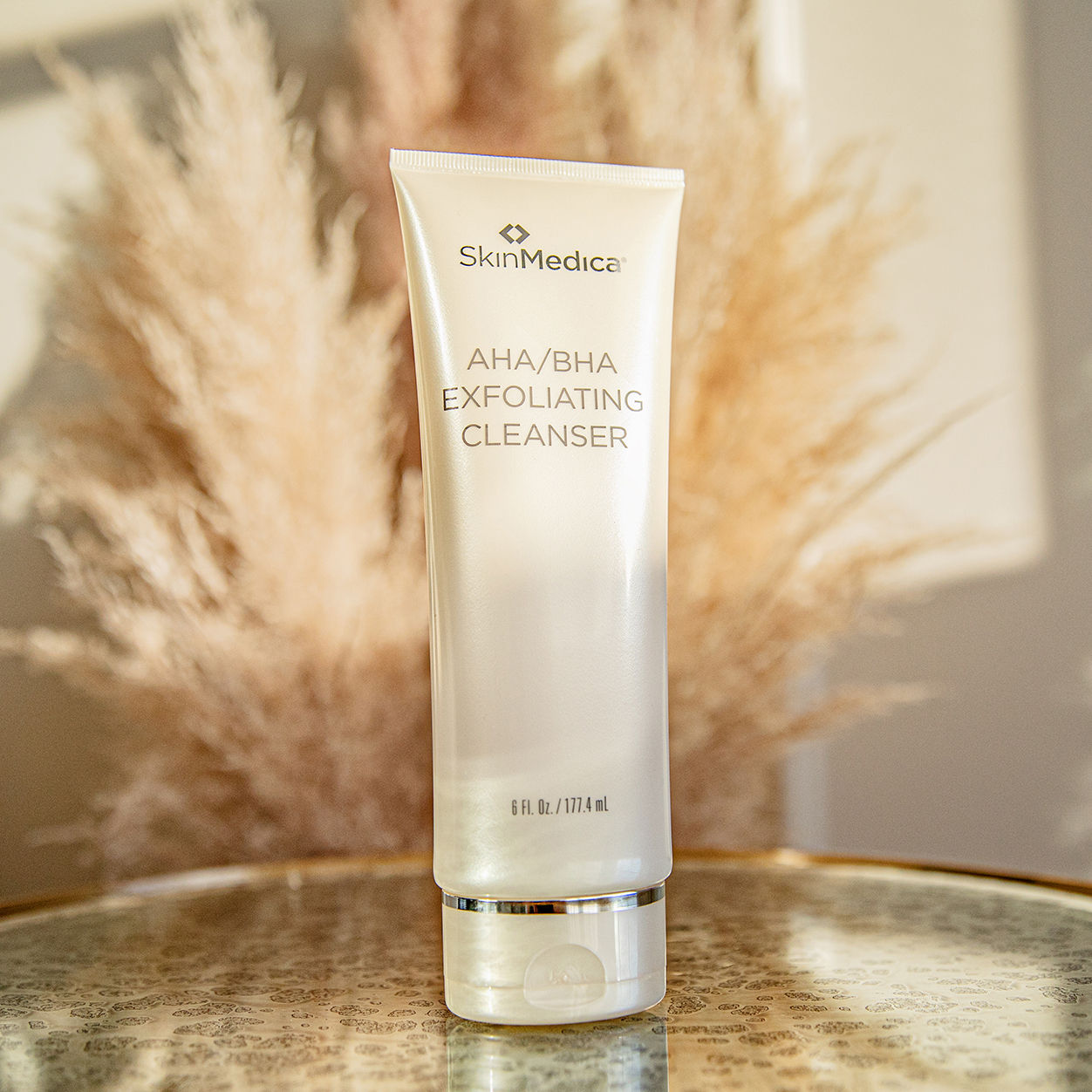 AHA/BHA Exfoliating Cleanser for Face - Gentle Chemical Exfoliator with Glycolic & Salicylic Acid - Deep Pore Cleansing for Acne Prone & Oily Skin - Perfect for Daily Skincare Routine & Pre-Makeup Prep