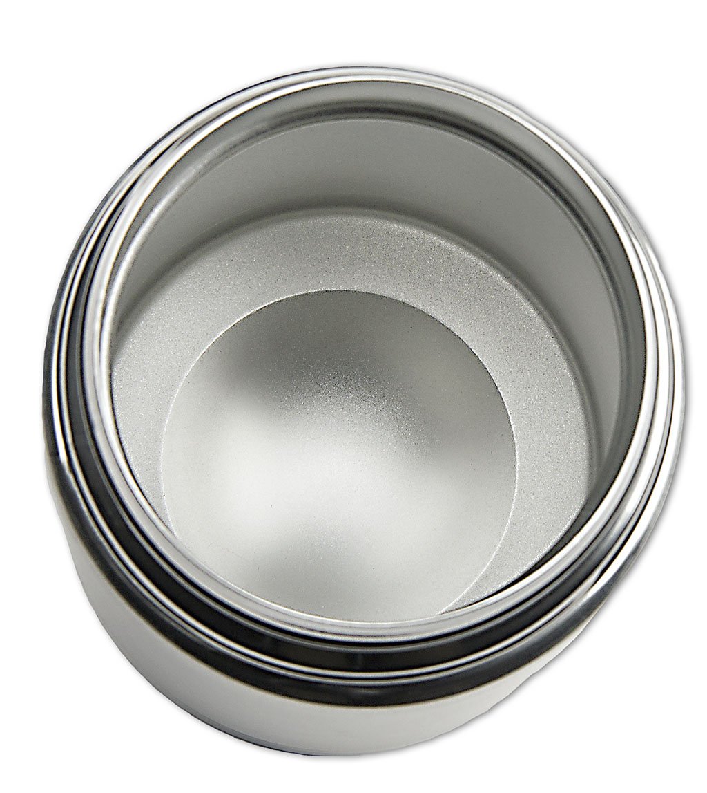 Premium Stainless Steel Vacuum Food Storage Container - 10 x 15 x 20 cm (Silver) | Airtight Kitchen Organization for Meal Prep, Leftovers & Pantry Storage