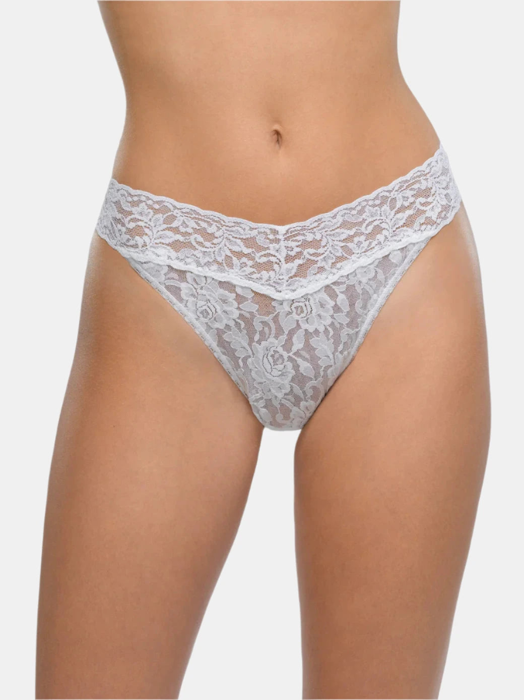 Hanky Panky Original Rise Thong - Comfortable Lace Underwear for Women | Perfect for Everyday Wear, Special Occasions & Travel