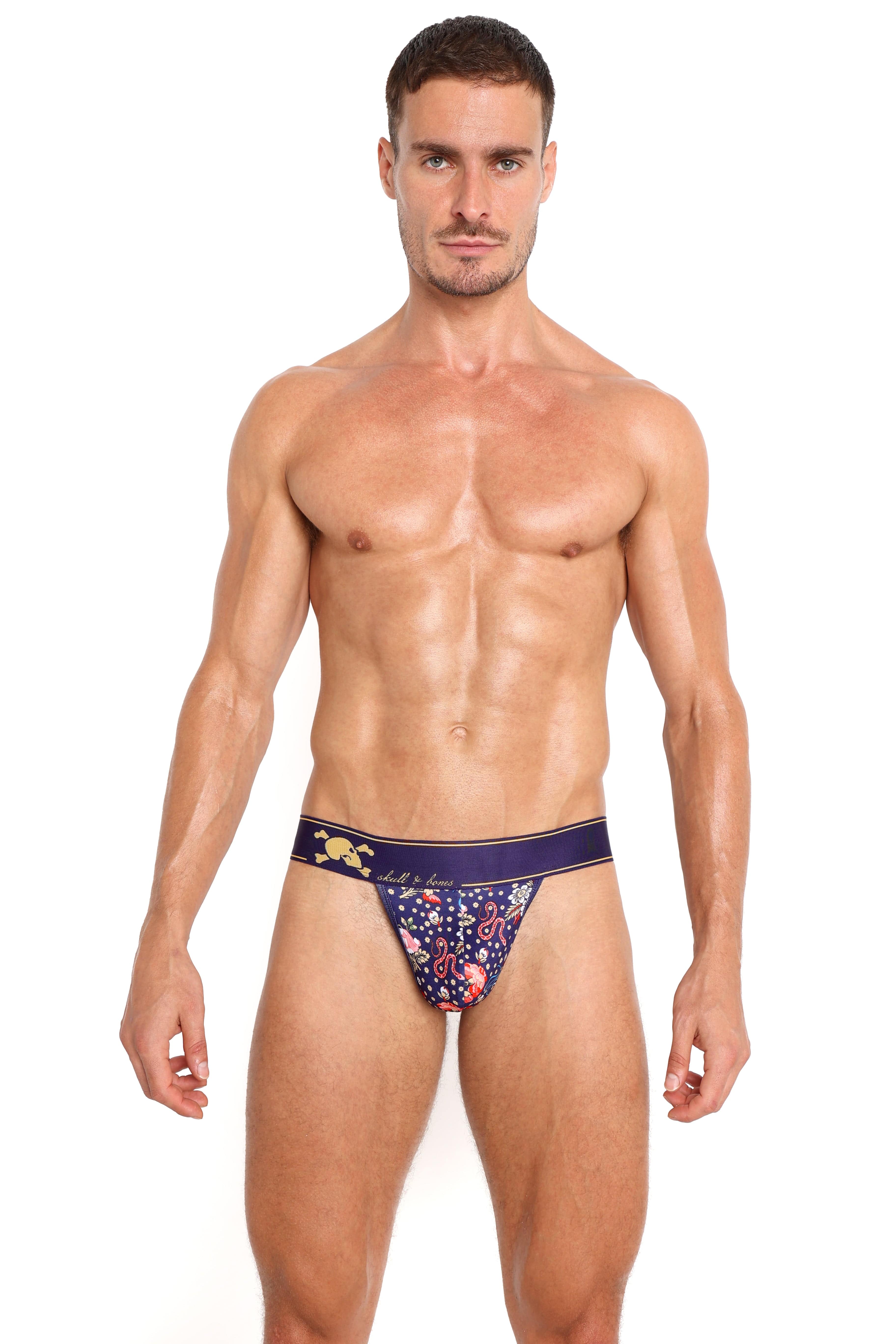 Ditsy Snake Floral Thong for Women - Sexy Lingerie Panties for Date Night & Boudoir Photography