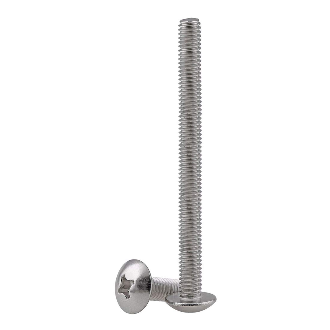 M4 x 50mm Stainless Steel Machine Screws (40-Pack) - Cabinet & Drawer Hardware for Home Improvement