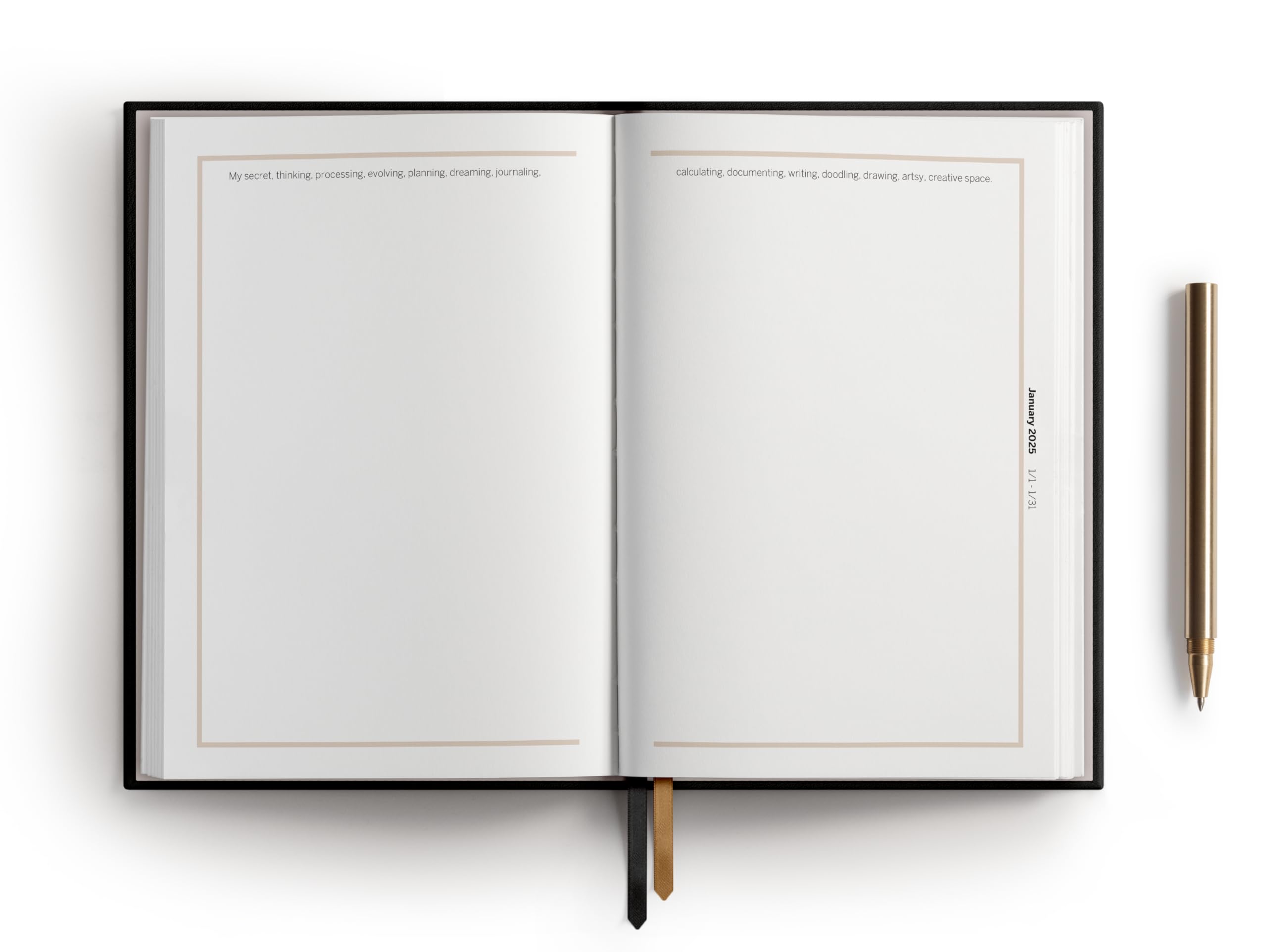 2025 Self Care Journal & Wellness Planner - Stress Relief, Happiness, Gratitude & Positivity Tracker for Mental Health, Food & Fitness - Self Love Planner for Women & Men (Black) - Perfect for Daily Reflection, Goal Setting & Mindfulness Practice