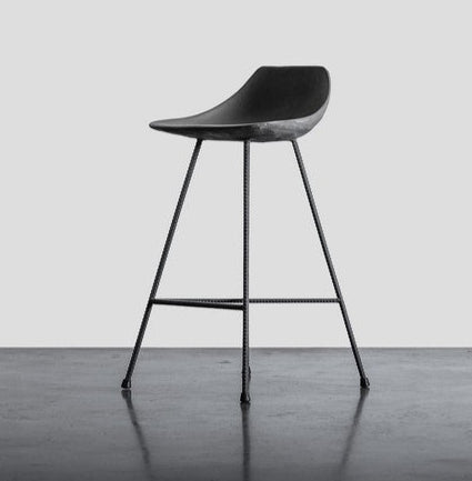 Hauteville 670 Counter Stool by Lyon Beton - Modern Bar Stool with Metal Frame & Comfortable Seat - Perfect for Kitchen Island, Breakfast Bar & Home Decor