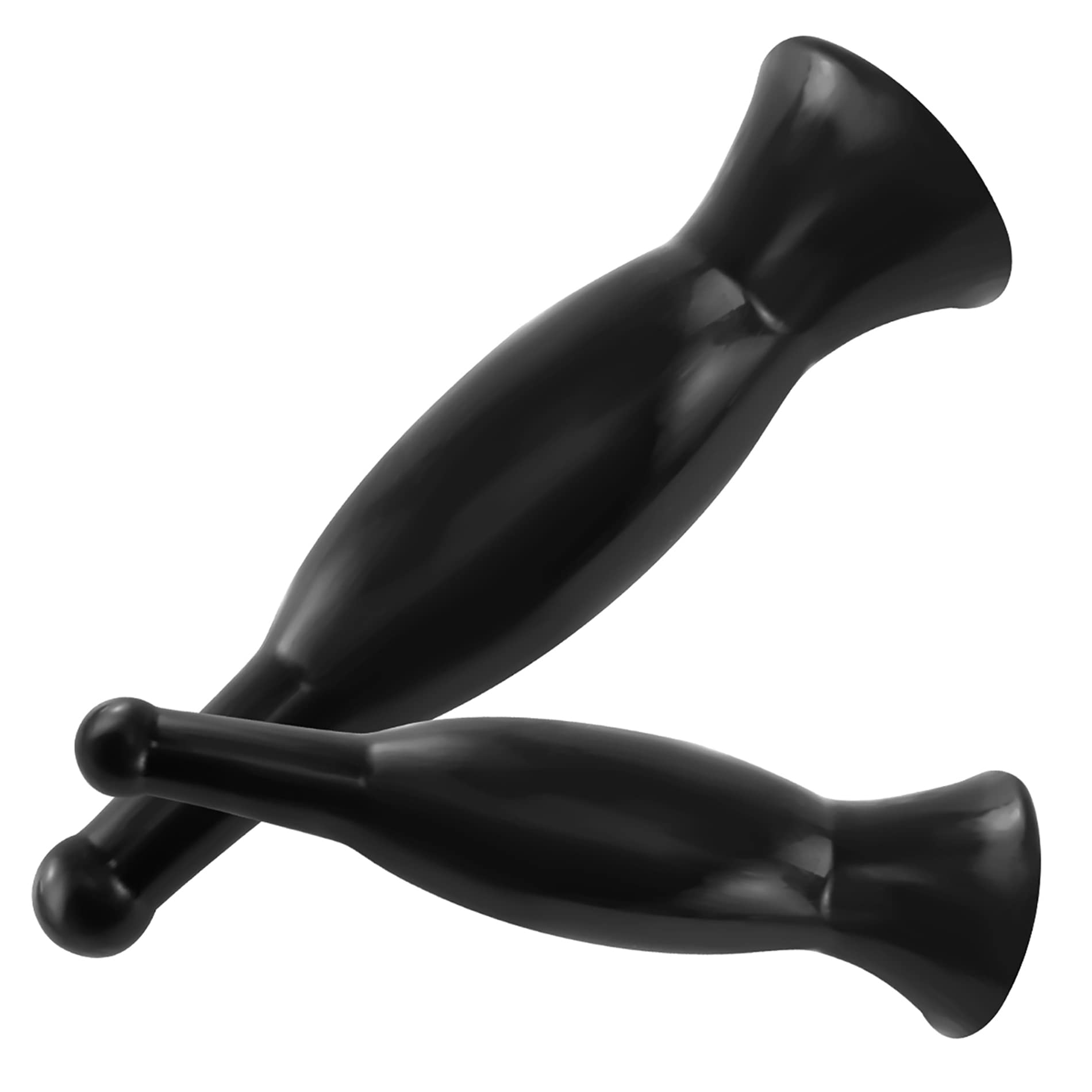 Realistic 8-Inch Anal Plug with Smooth Silicone - Beginner Friendly Black Butt Plug for Women - Perfect for Solo Play & Couples Intimacy