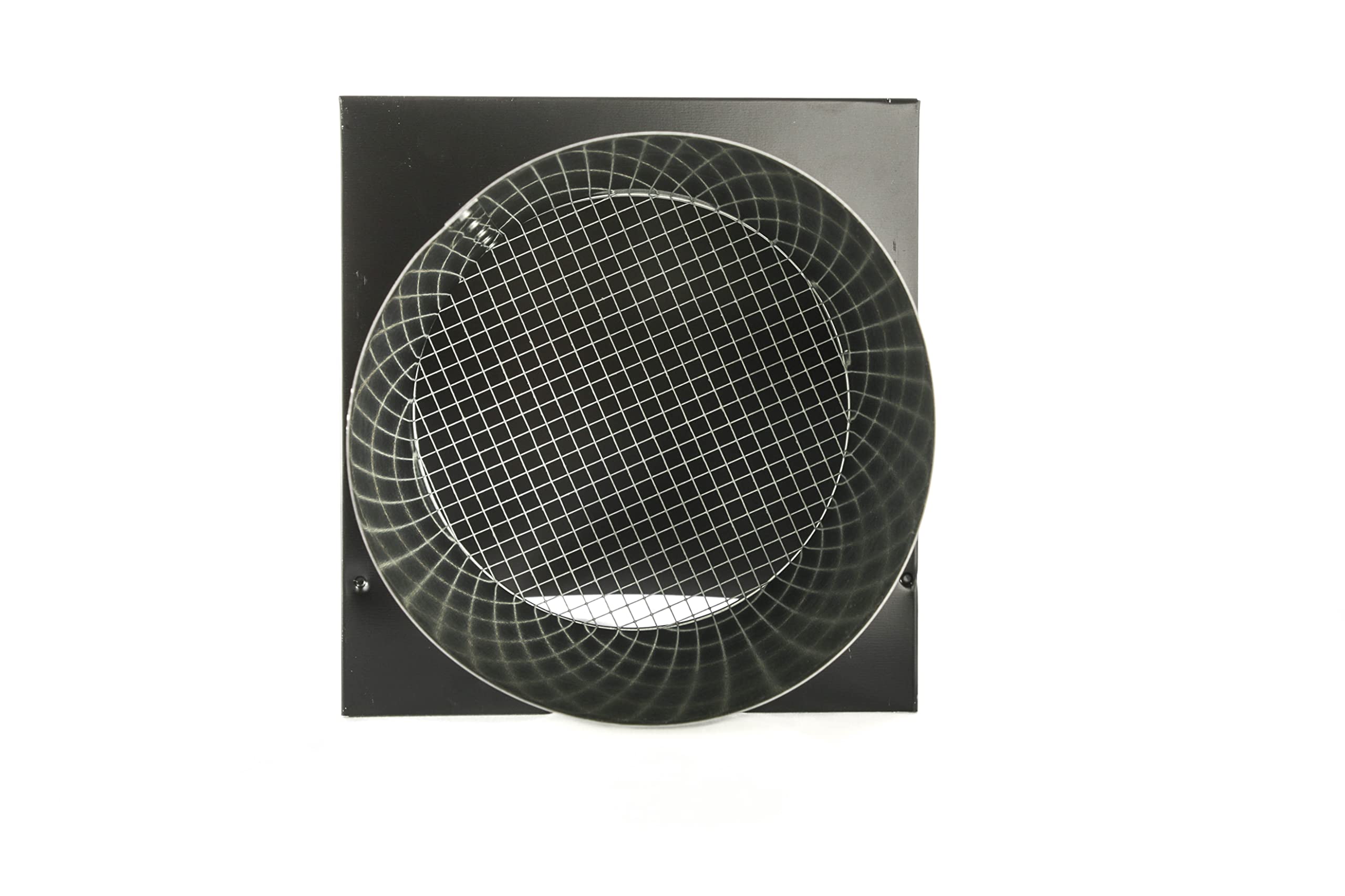 FAMCO Galvanized Steel Hooded Wall Vent with Screen - Air Intake, Supply & Exhaust Ventilation for Home, Garage & Commercial Buildings | Weatherproof & Durable HVAC Solution