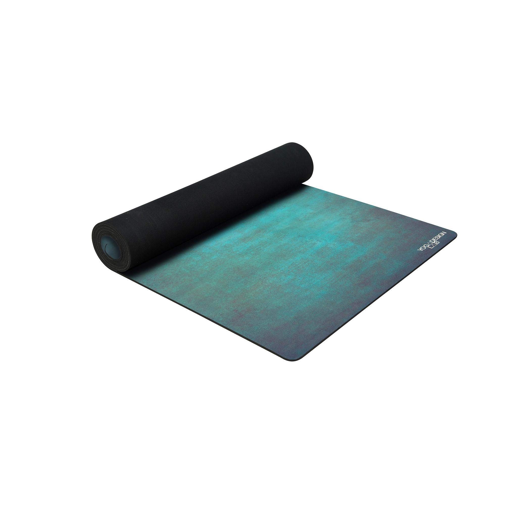 YOGA DESIGN LAB | Premium 2-in-1 Yoga Mat & Towel Combo | Eco-Friendly Luxury Mat for Hot Yoga, Power Yoga, Bikram & Ashtanga | Non-Slip Studio Quality with Carrying Strap | Perfect for Home, Gym & Yoga Studio Workouts
