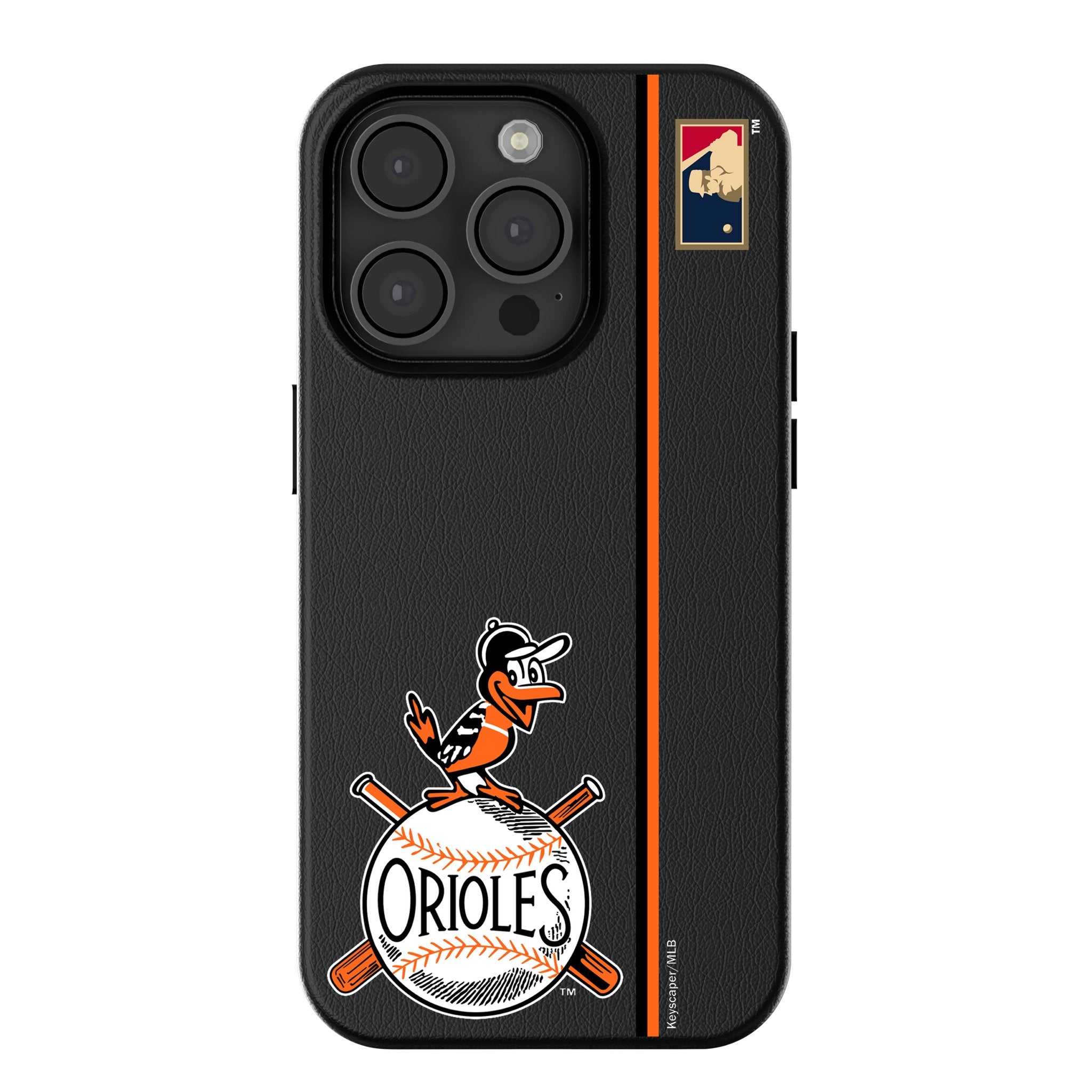 Baltimore Orioles 1954-1963 Cooperstown Collection Sidebar MagSafe Compatible iPhone Case for Apple iPhone 12/13/14 Pro - Perfect for Baseball Fans & Game Day Outfits