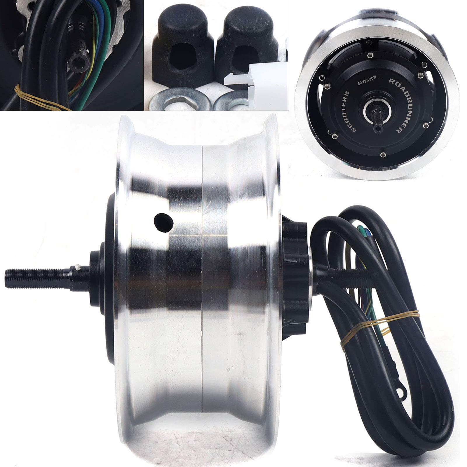 2800W Brushless Hub Motor for Electric Scooter & Bike - 11