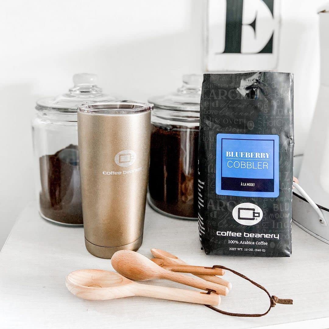 Blueberry Cobbler Whole Bean Coffee by Coffee Beanery - 12oz Medium Roast 100% Arabica Specialty Gourmet Coffee Beans for Home Brewing & Gifting