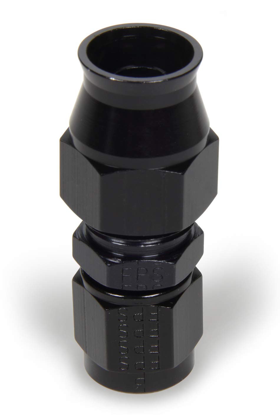 Fragola PTFE Hose Fitting 6AN Barb to 6AN Female Swivel - Aluminum Black for Racing & Performance