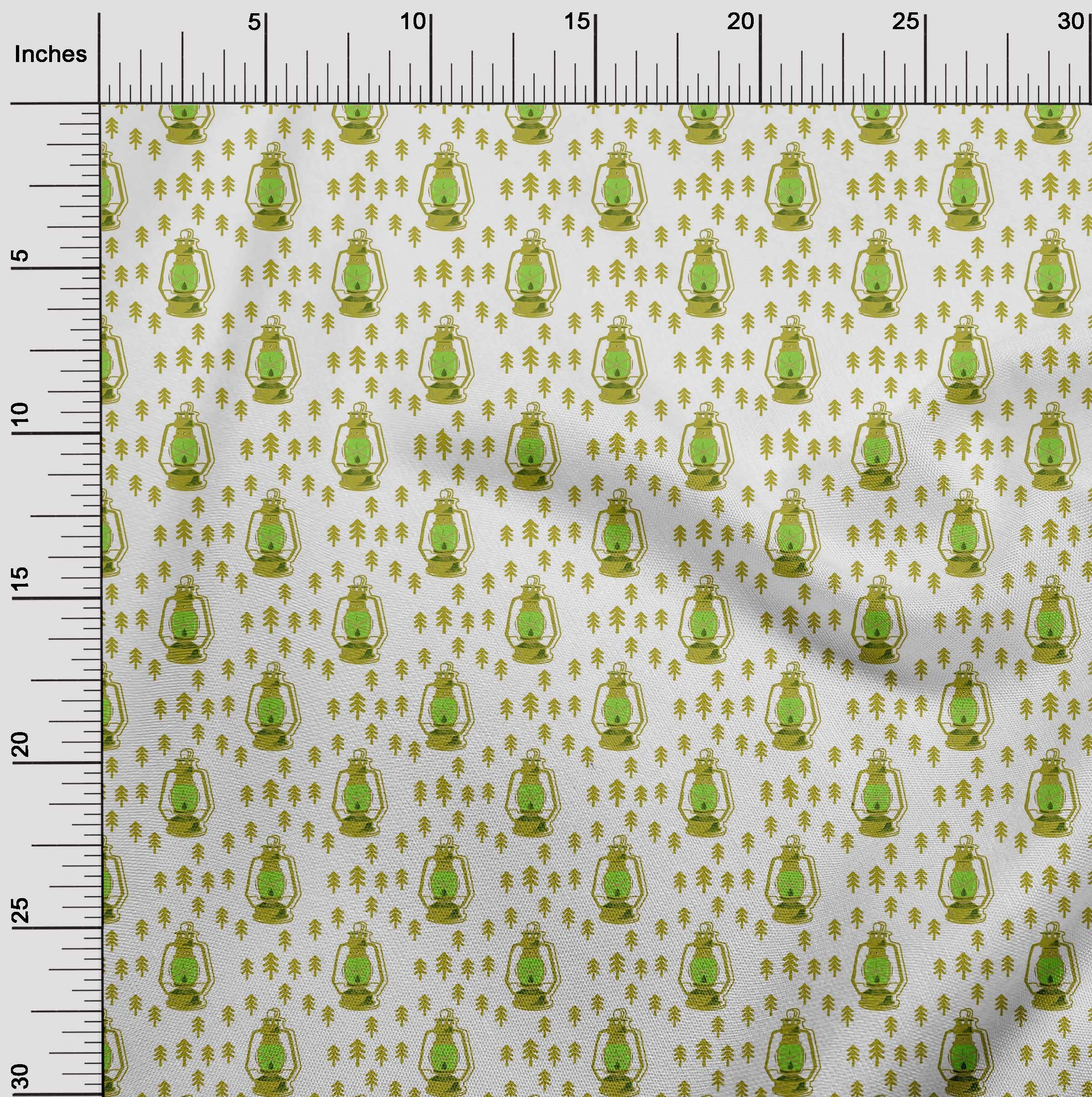 oneOone Viscose Jersey Light Green Fabric - 60 Inch Wide Printed Sewing Material for Halloween Lamps, Costumes & DIY Crafts | Soft Jersey Fabric by The Yard for Home Decor & Seasonal Projects