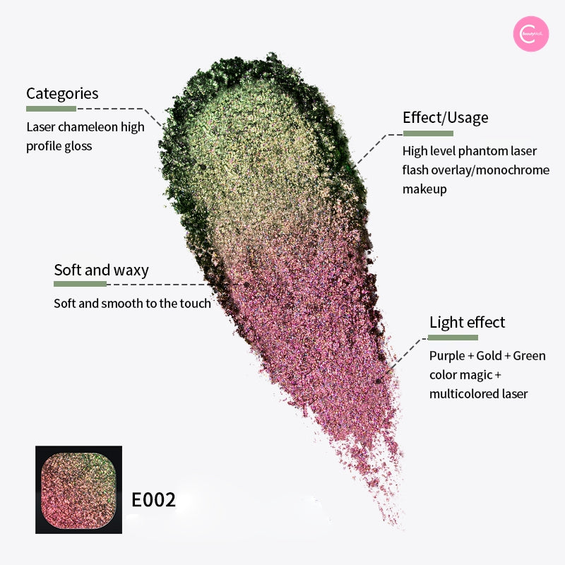 CHEERYEP Chameleon Multi-Use Glow Pot - Versatile Single Eyeshadow for Day & Night Makeup, Highlighter & Body Glow | Perfect for Parties, Festivals & Special Occasions