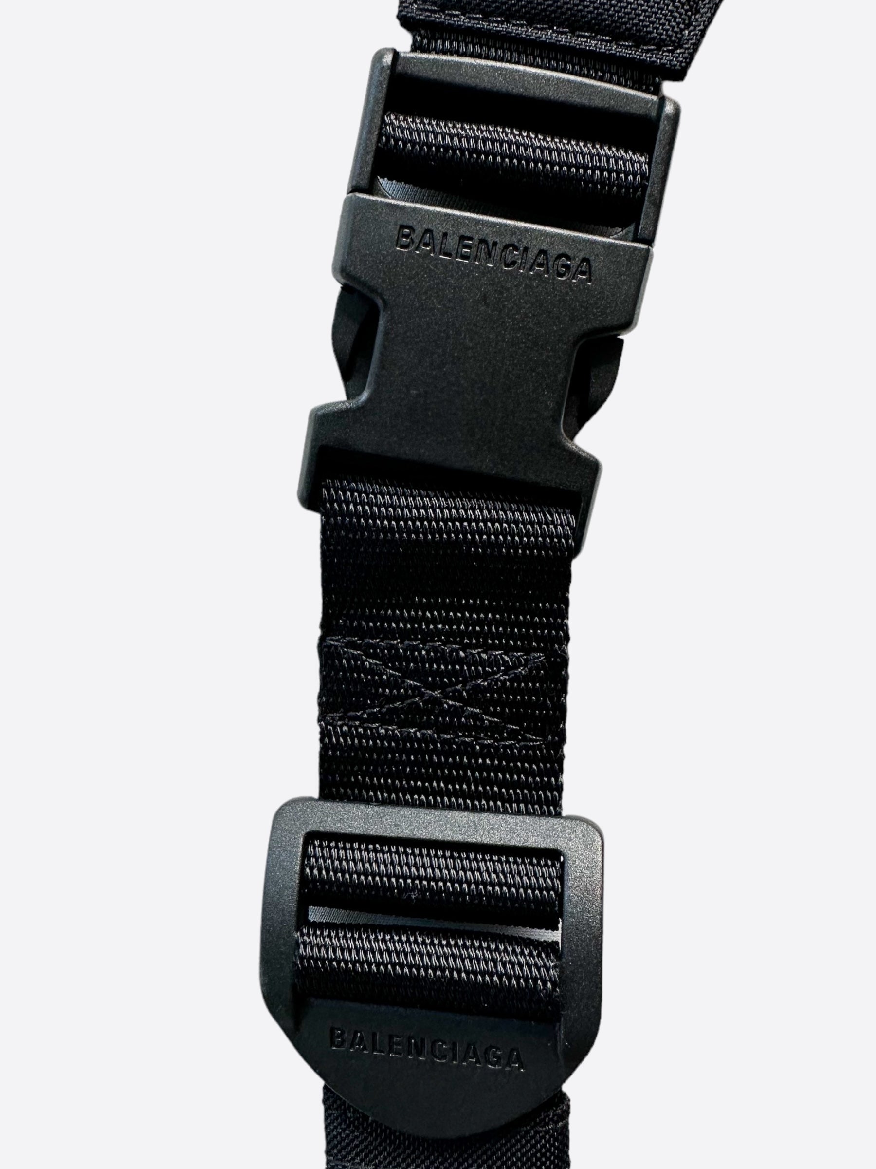 Balenciaga Multicolor Patch Large Explorer Belt Bag - Stylish Waist Pack for Travel, Hiking & Everyday Use