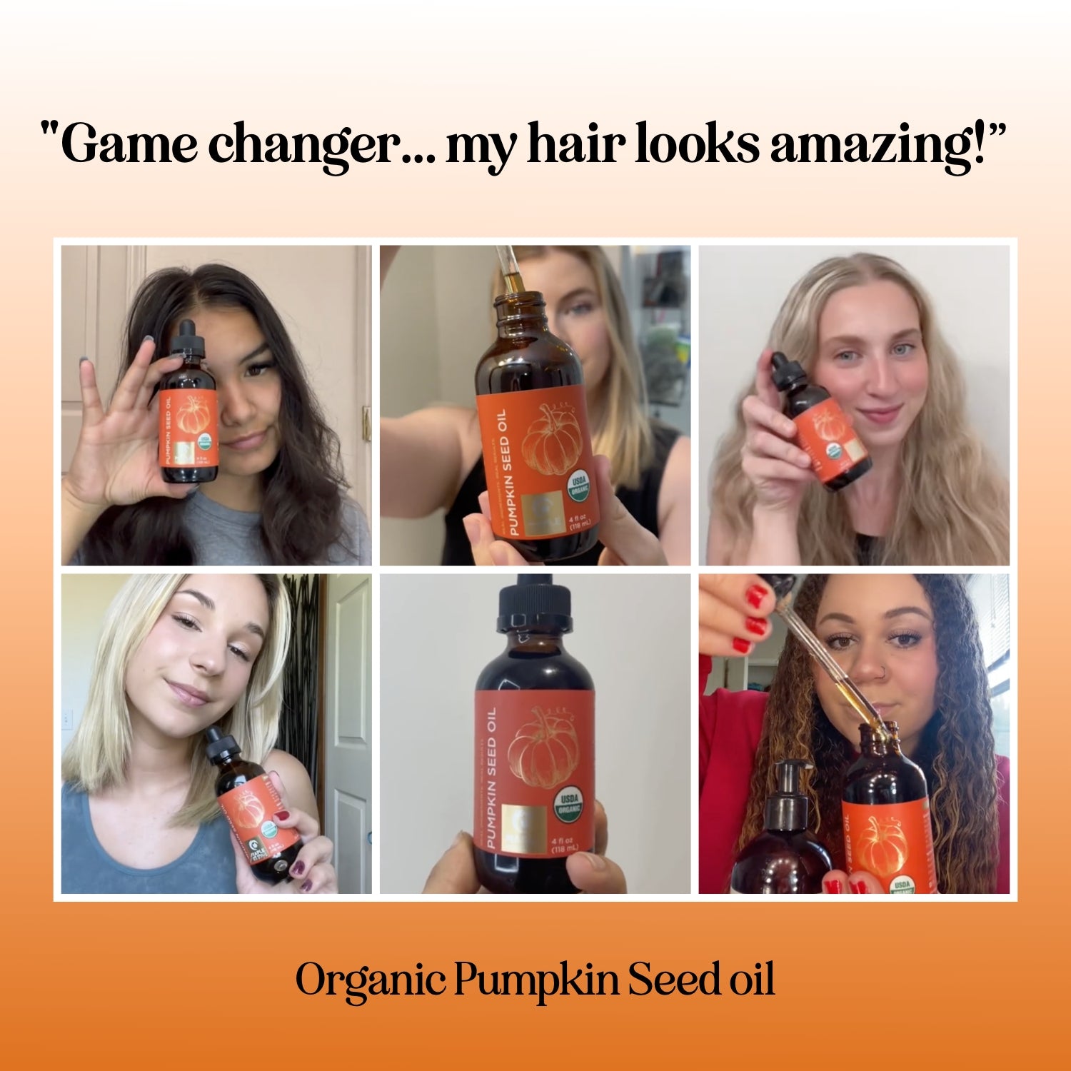 Organic Pumpkin Seed Oil - Cold Pressed, 100% Pure & Natural for Hair Growth & Skin Care - Perfect for Cooking, Salad Dressing & DIY Beauty Recipes