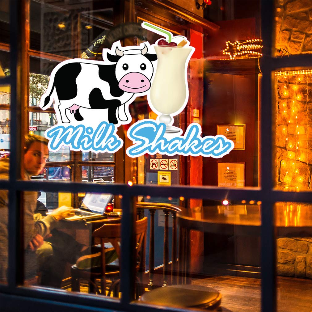 Custom Food Truck Decals - Milkshakes & Concession Vinyl Stickers for Restaurants (14
