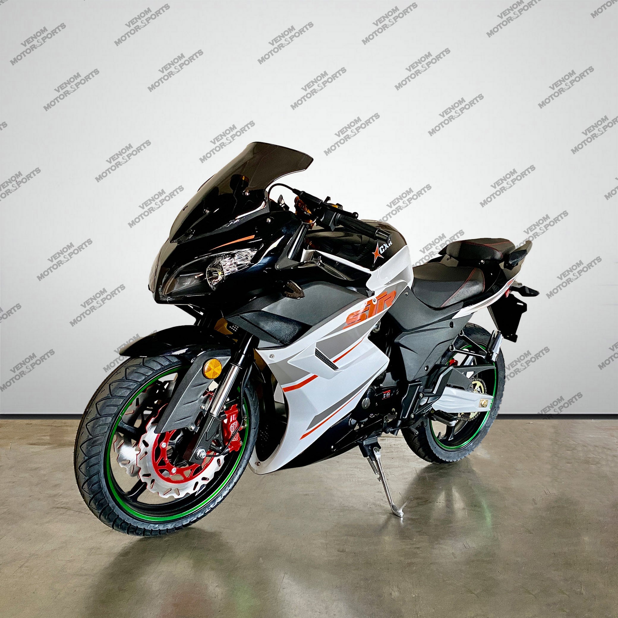 Venom X22R Ninja 250cc Motorcycle - 5-Speed Manual Street Bike for Commuting & Urban Riding
