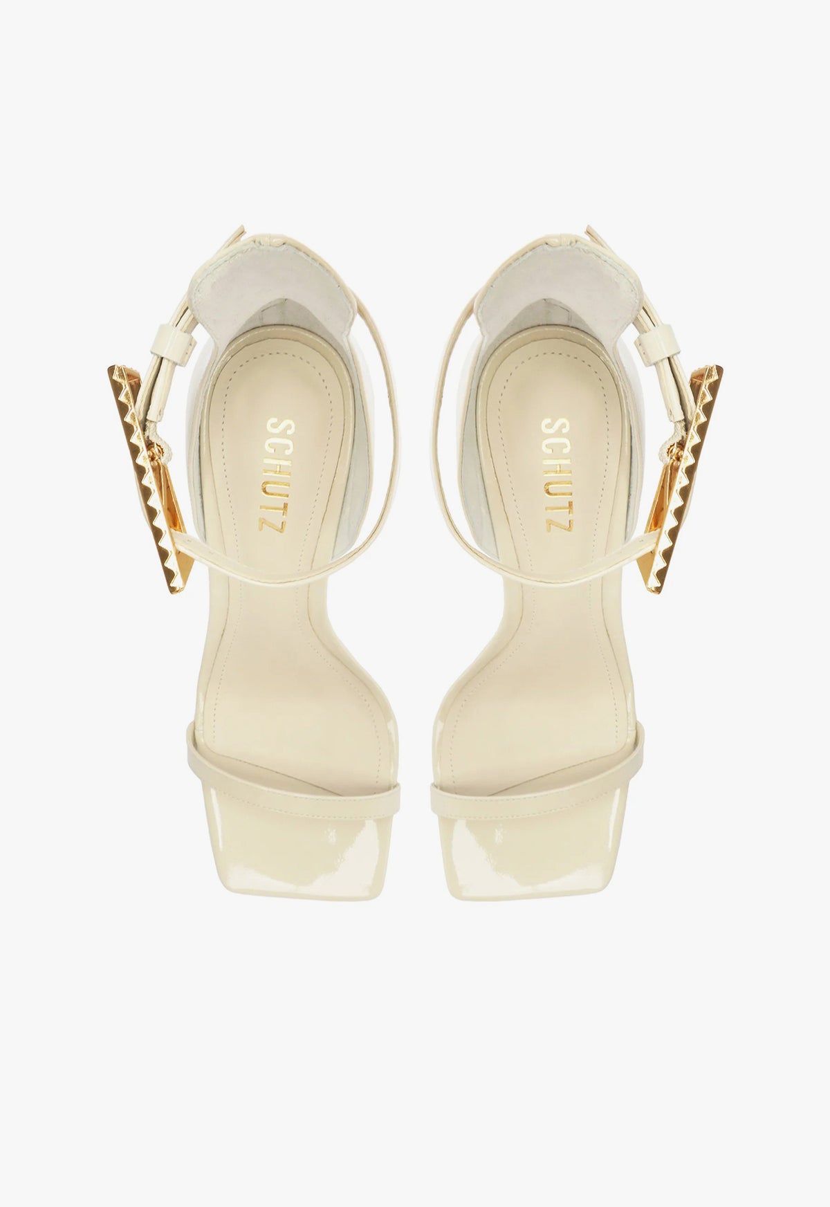 Ciara Women's Patent Leather Sandals - Comfortable Strappy Heeled Sandals for Summer, Weddings & Parties | Fashionable Dress Shoes for Women