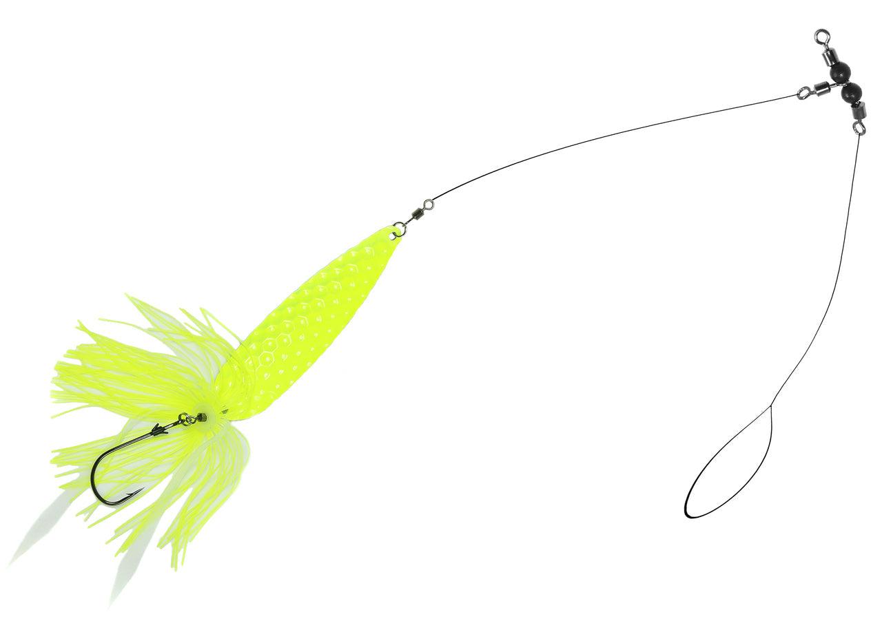 Jigging World Fluke Spoon Rigs - Premium Saltwater Fishing Lures for Fluke, Flounder & Sea Bass - Perfect for Inshore & Offshore Angling