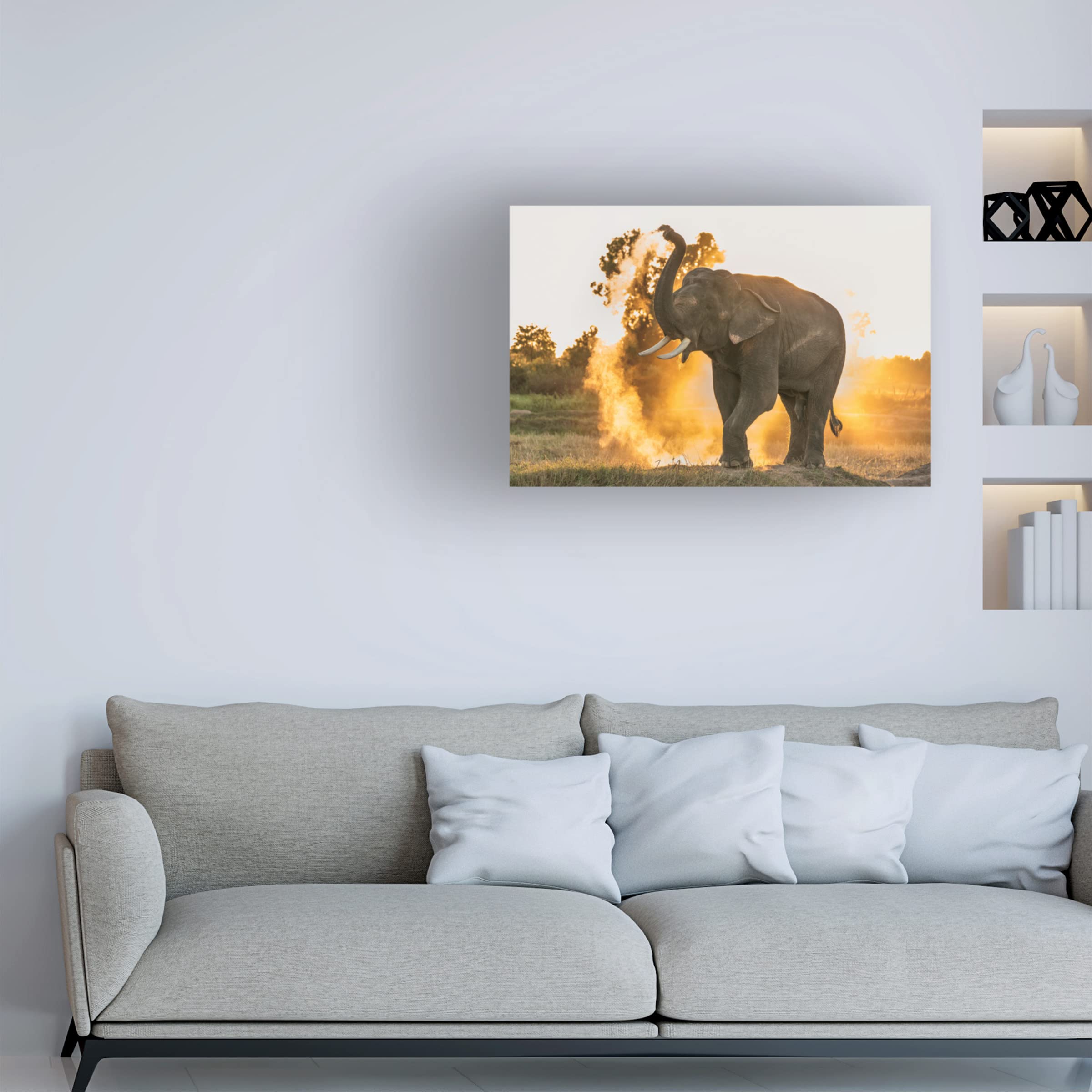 Trademark Fine Art 'Hot Day' Canvas Wall Art by The Jar – Vibrant Summer Décor for Living Room, Bedroom & Office