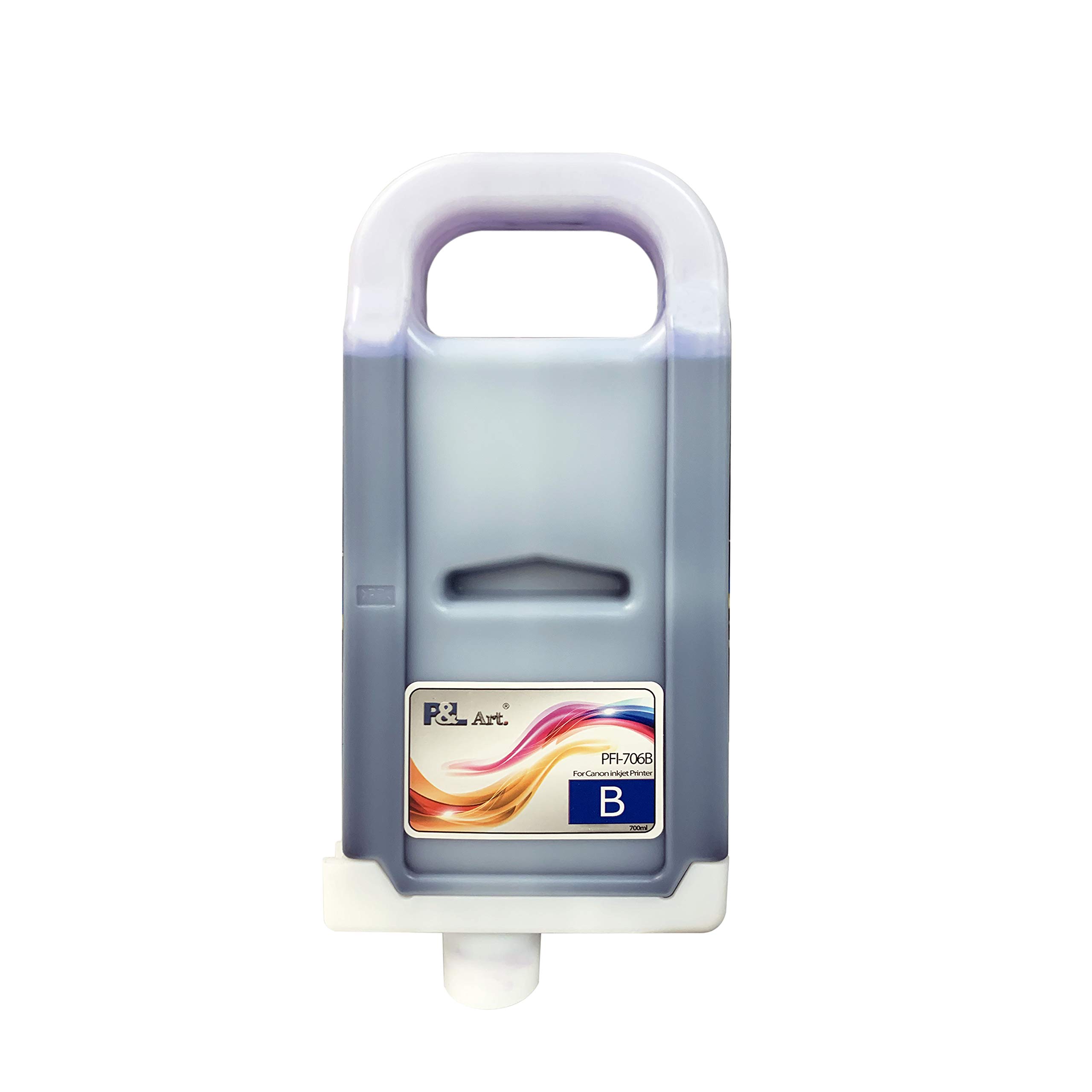 Canon Pro 2000/4000/6000 Ink Cartridge Replacement - PFI1700B Refillable 700ML Tank with Chip & Blue Ink | Compatible Inkjet Printer Supplies | Ideal for Office Printing, Photo Labs & Graphic Design Projects