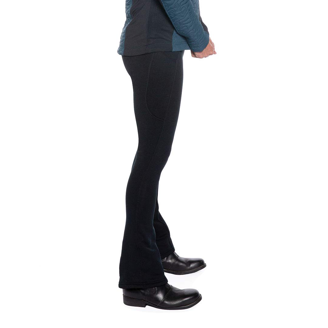 Kerrits Women's Sit Tight Wind Pro Bootcut Winter Horse Riding Tights – Warm Polartec Equestrian Breeches with Phone Pocket for Cold Weather Riding & Outdoor Activities