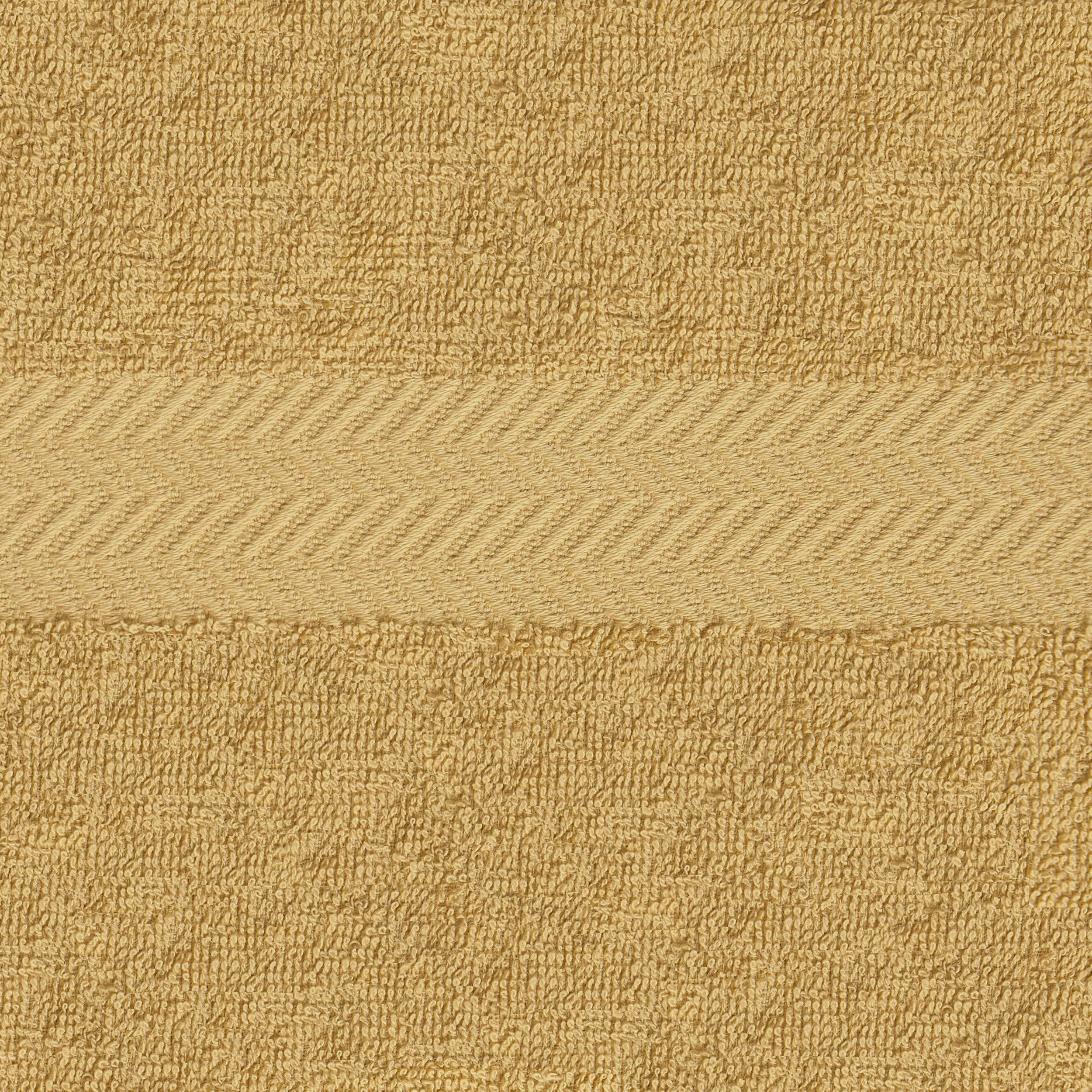 Premium 100% Cotton Face Towels - Ultra Soft & Quick Dry Bath Towels for Sensitive Skin | 24-Pack 13x13 Inch Gold Washcloths | Perfect for Spa, Gym, Facial Care & Daily Bathroom Use