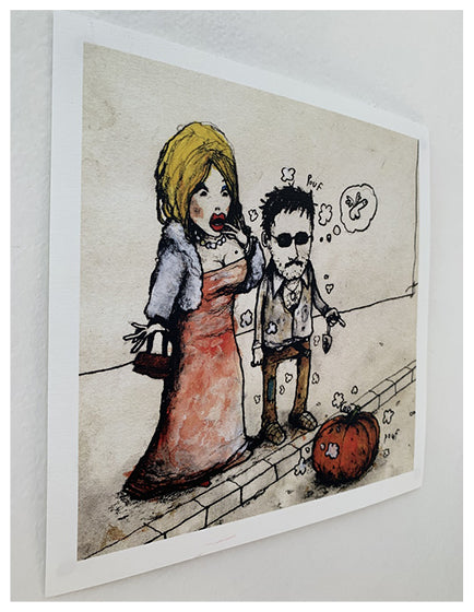 DRAN EMPTY THOUGHTS - Abstract Wall Art Print for Modern Home & Office Decor | Perfect for Living Rooms, Bedrooms & Creative Spaces