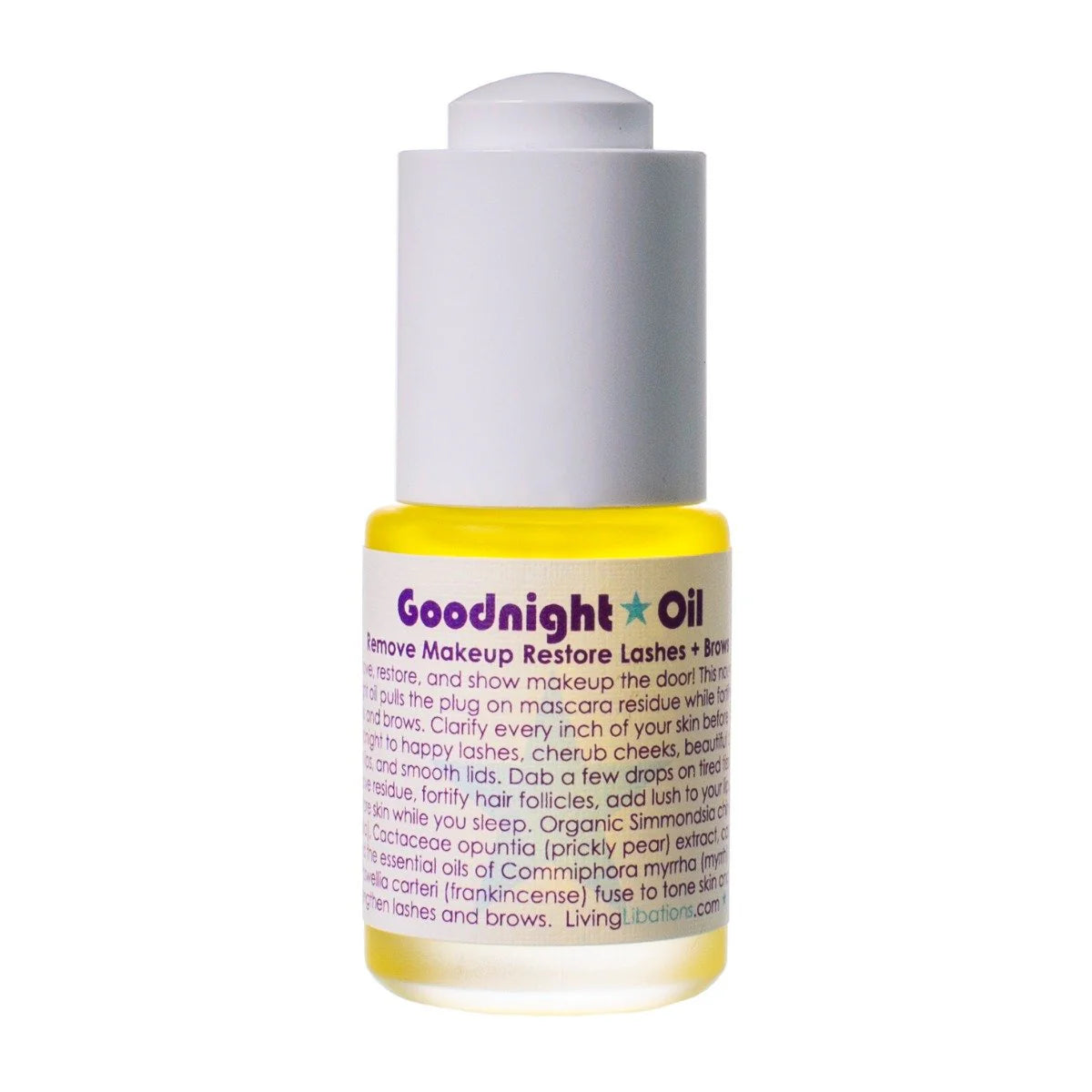 Best Goodnight Oil Makeup Remover & Eyelash Growth Treatment - Gentle Cleansing for Nighttime Skincare Routine