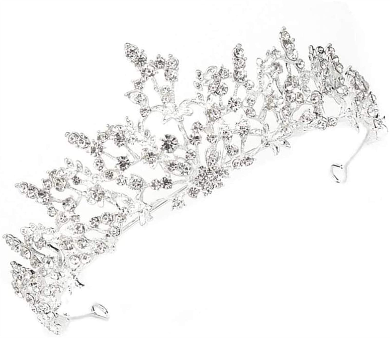 Royal Wedding Tiara for Women - Elegant Bridal Crown for Princess, Prom & Pageant - Perfect for Weddings, Prom Nights, Pageants & Special Occasions