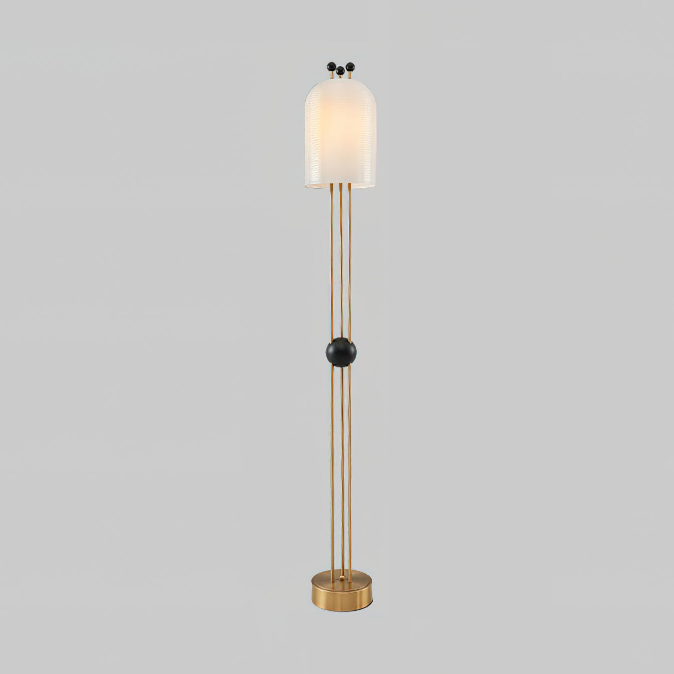 Bertha Modern Floor Lamp - Adjustable LED Standing Light for Living Room, Bedroom & Office - Warm White & Cool White Dimmable Reading Light with Remote Control - Perfect for Night Reading, Relaxing & Decor
