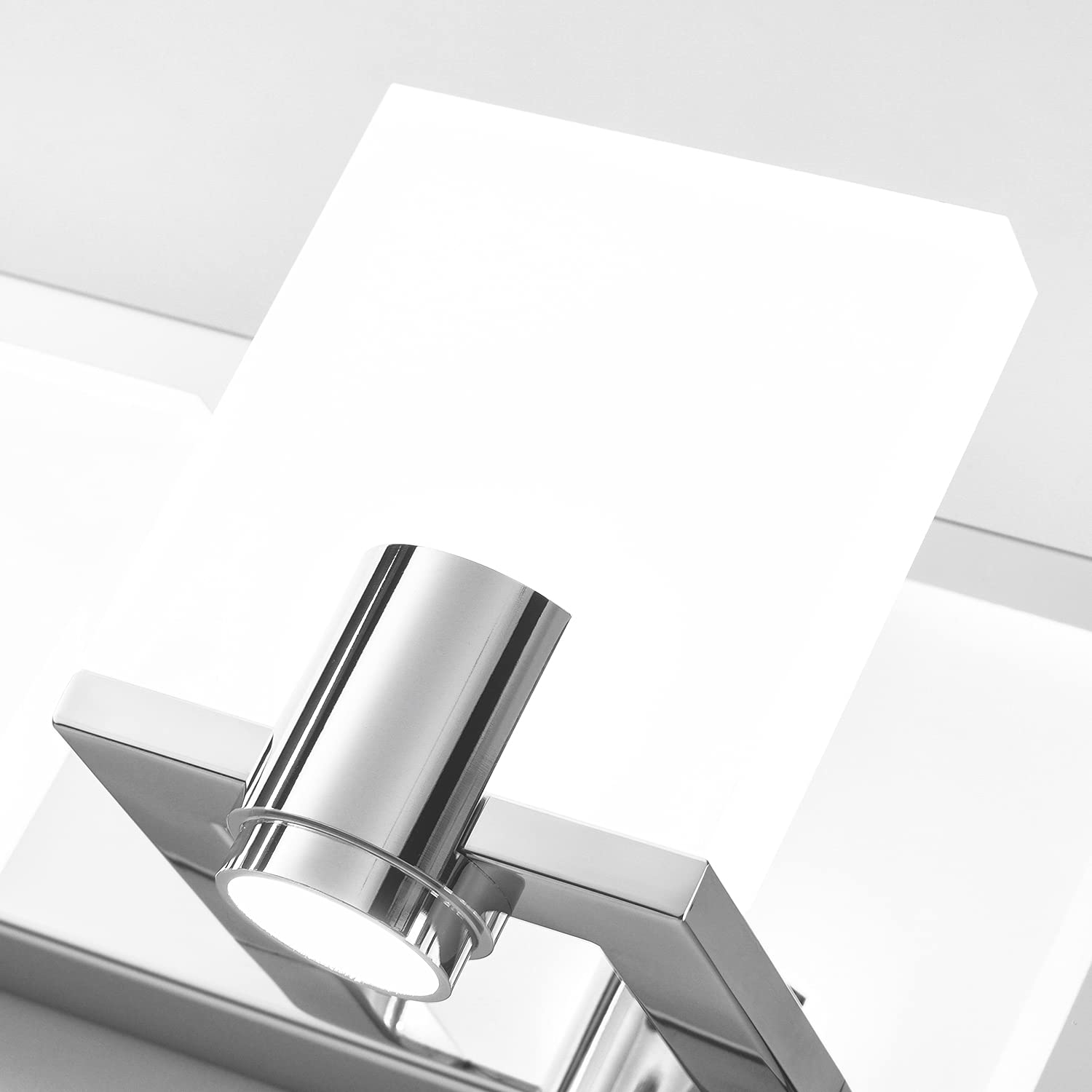 Dimmable LED Bathroom Vanity Lighting - Modern 5-Light Fixture with Gloss Chrome Finish for Mirror Illumination | Perfect for Master Bath, Powder Room & Spa-Style Decor