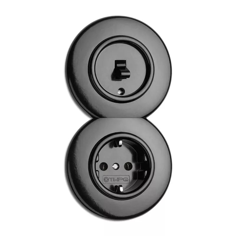 Bakelite Electrical Outlet Insert - Durable & Safe for Home, Office & Industrial Use