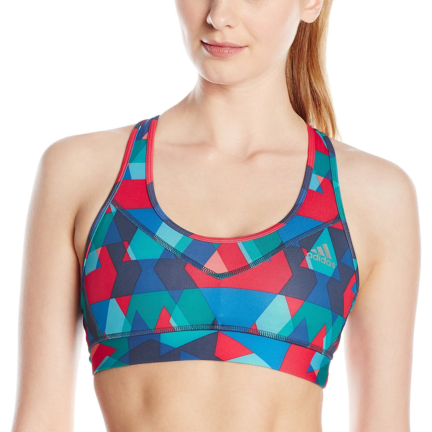 adidas Women's Techfit Molded Cup Sports Bra - High Support Workout Top for Running, Yoga & Gym Training