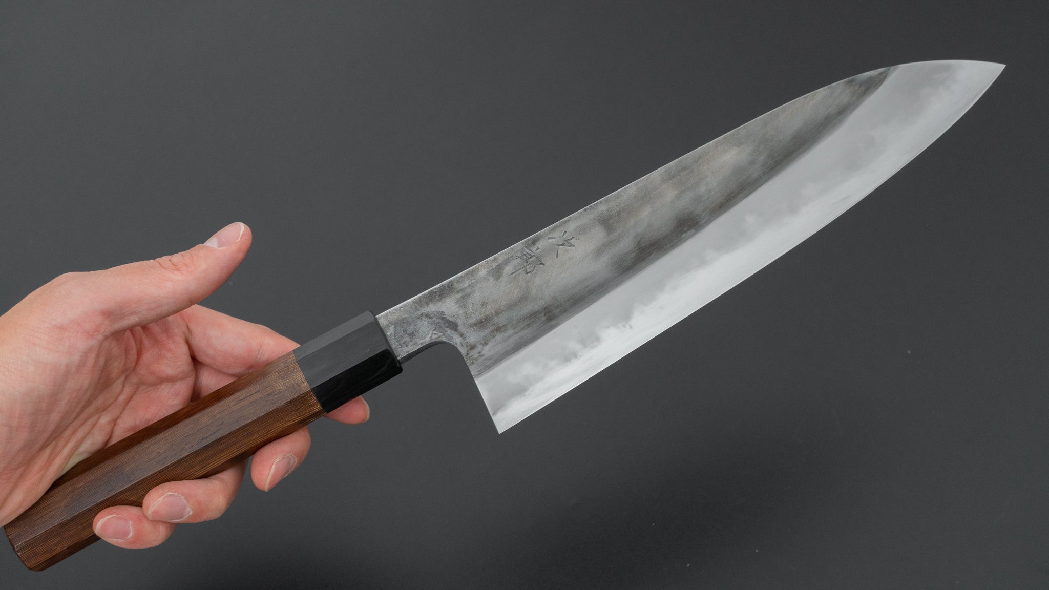 Jiro Tsuchime Wa Gyuto 225mm Japanese Chef Knife with Taihei Tagayasan Handle - Premium Kitchen Knife for Professional Chefs & Home Cooking, Sushi, Meat Cutting