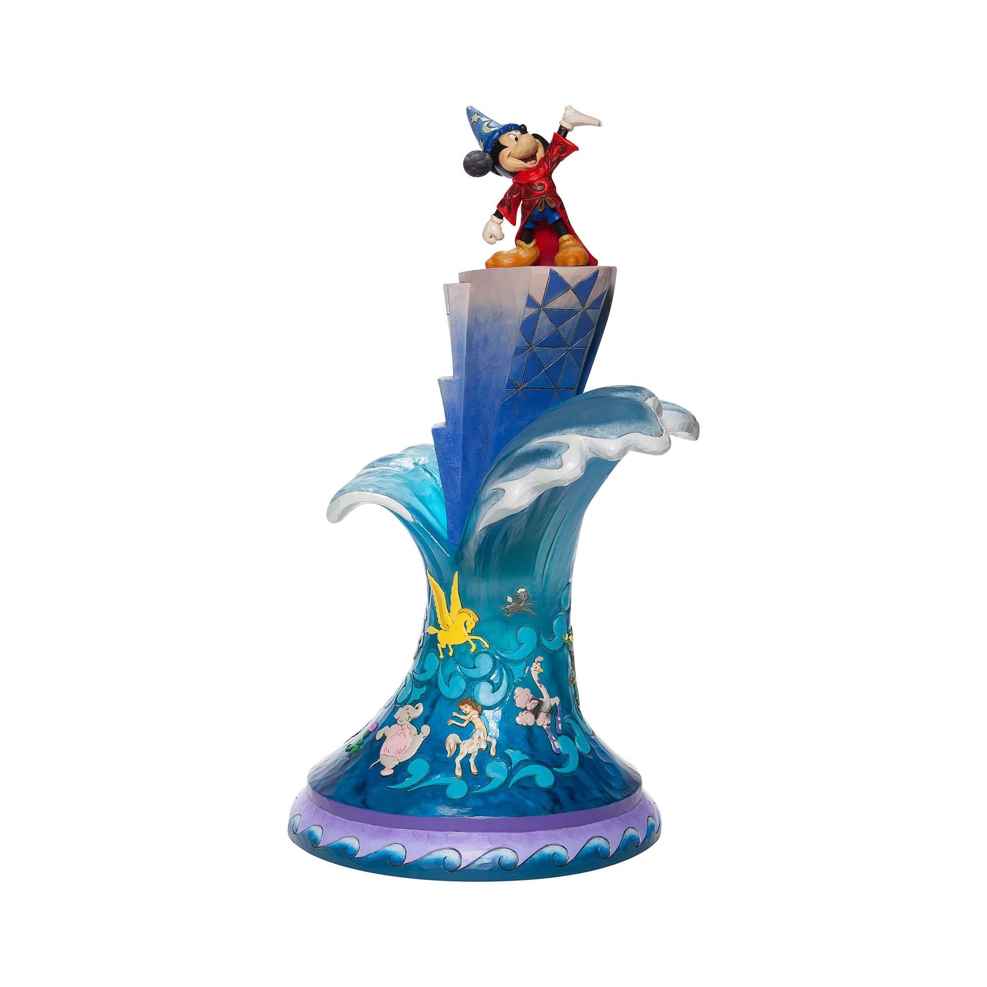Enesco Disney Traditions by Jim Shore Fantasia Sorcerer's Apprentice Mickey Mouse Figurine - 18.5 Inch Hand-Painted Collectible Statue - Perfect for Disney Fans, Home Decor & Gift Giving