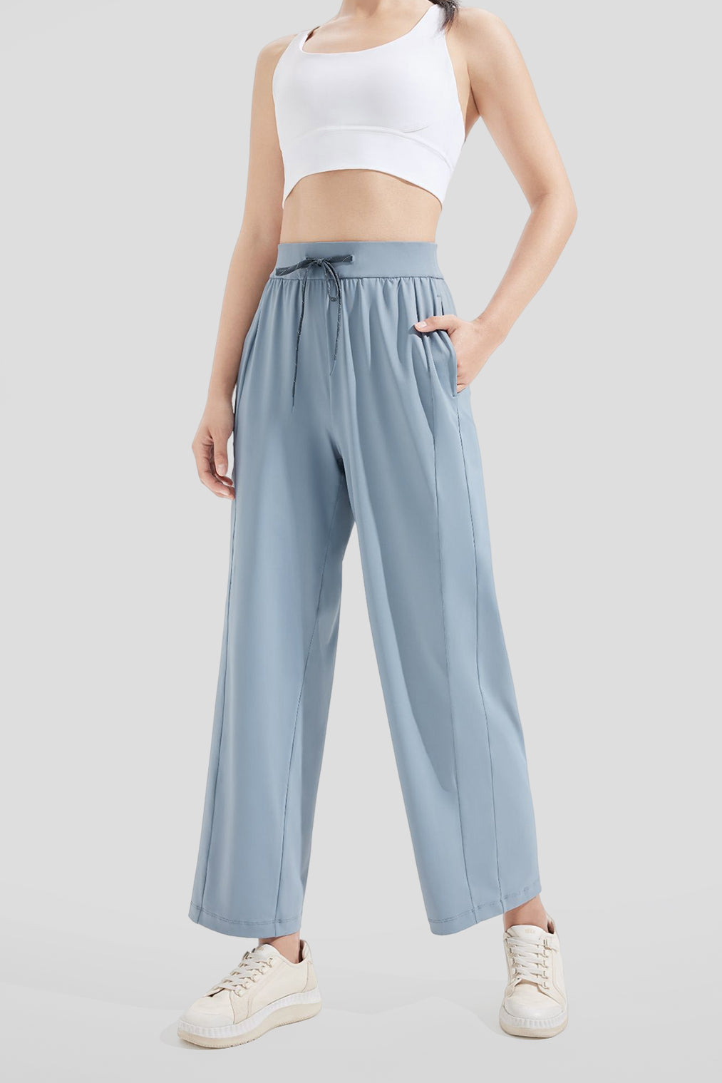 Bicu Wave Women's Wide Leg Pants UPF 50+ Sun Protection - Perfect for Beach, Yoga & Summer Outdoor Activities