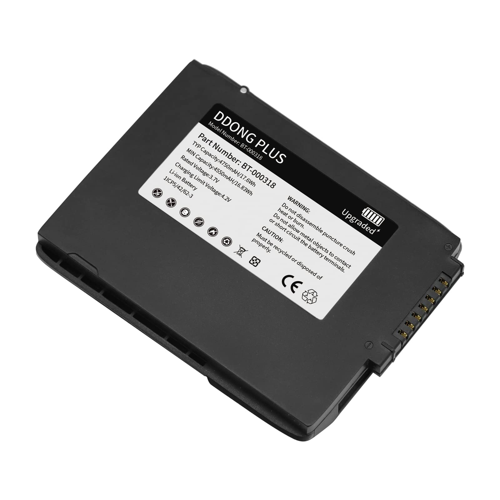 10PCS BT-000318 High Capacity Replacement Battery for Motorola Symbol Zebra TC75 Barcode Scanners - Compatible with TC75EK/TC75AH/TC75GK/TC77HL/TC75FK/TC70X/TC720L/TC75BH Models (82-171249-01, BTRY-TC7X-46MA2) - Perfect for Warehouse, Retail & Logistics Scanning Operations