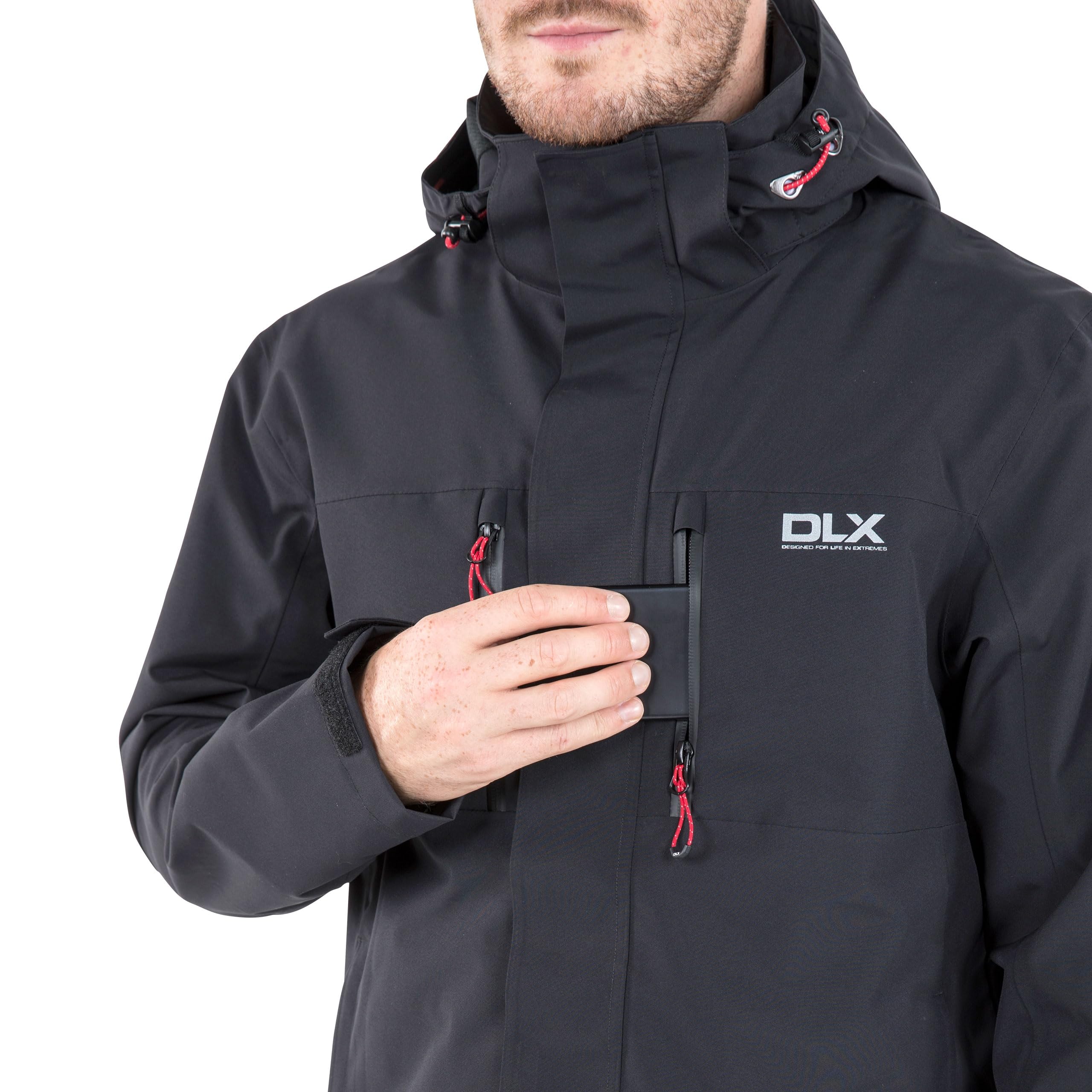 Men's Oswalt DLX Waterproof Jacket - Lightweight Windproof Raincoat for Hiking, Camping & Outdoor Activities