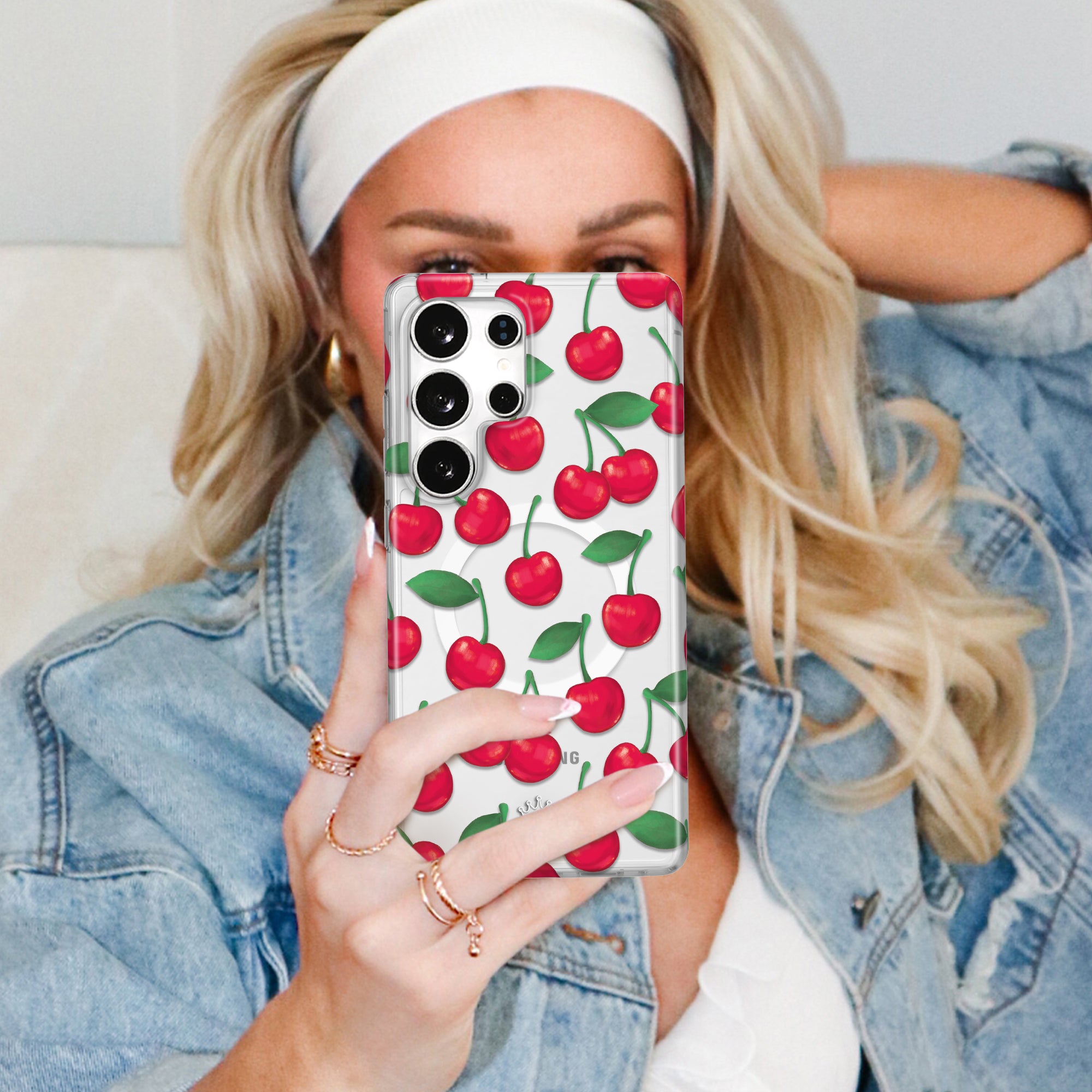 Samsung Galaxy Phone Case with Cherry Design - Durable Protective Cover for Everyday Use & Style